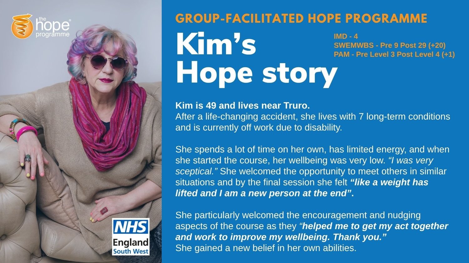 Hope Programme for the South West — Hope For The Community CIC
