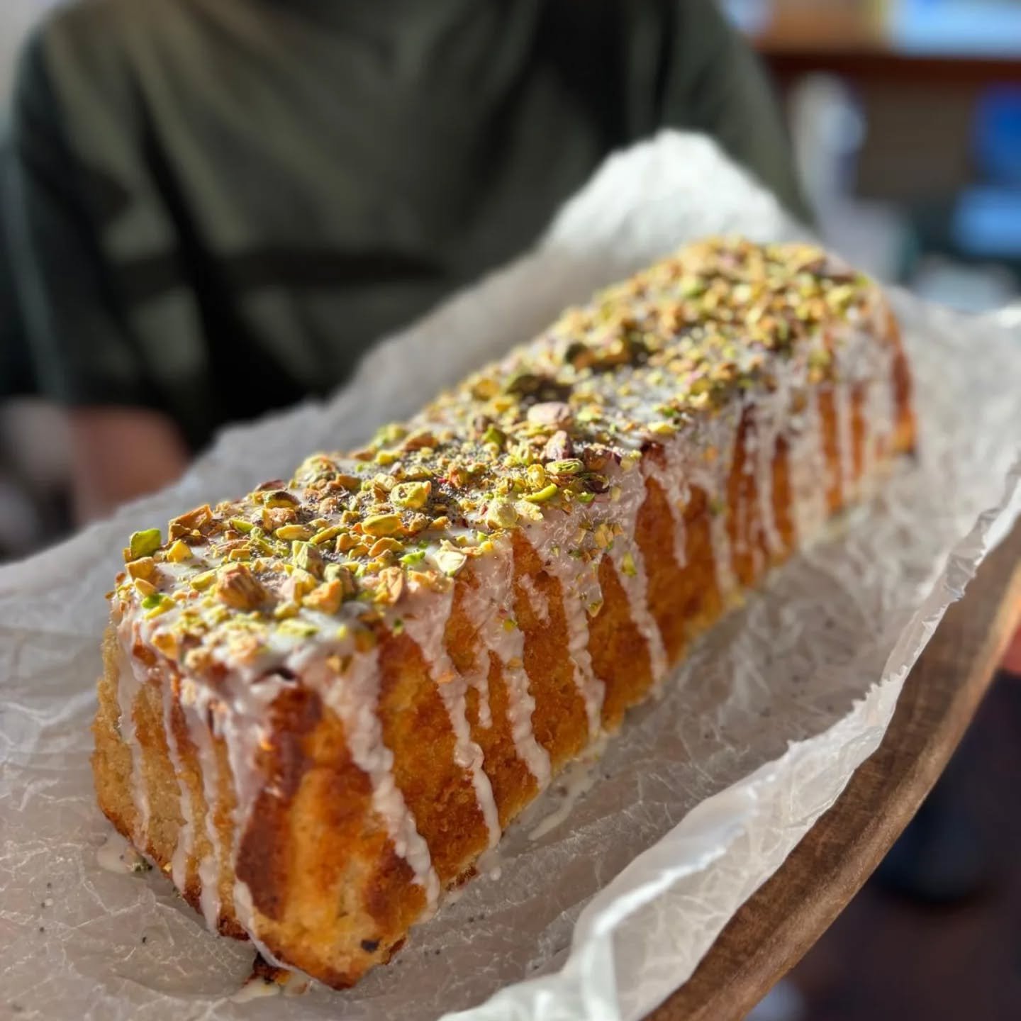 Lemon, Pistachio and Tahini Loaf
Made in house 

🌿vegan