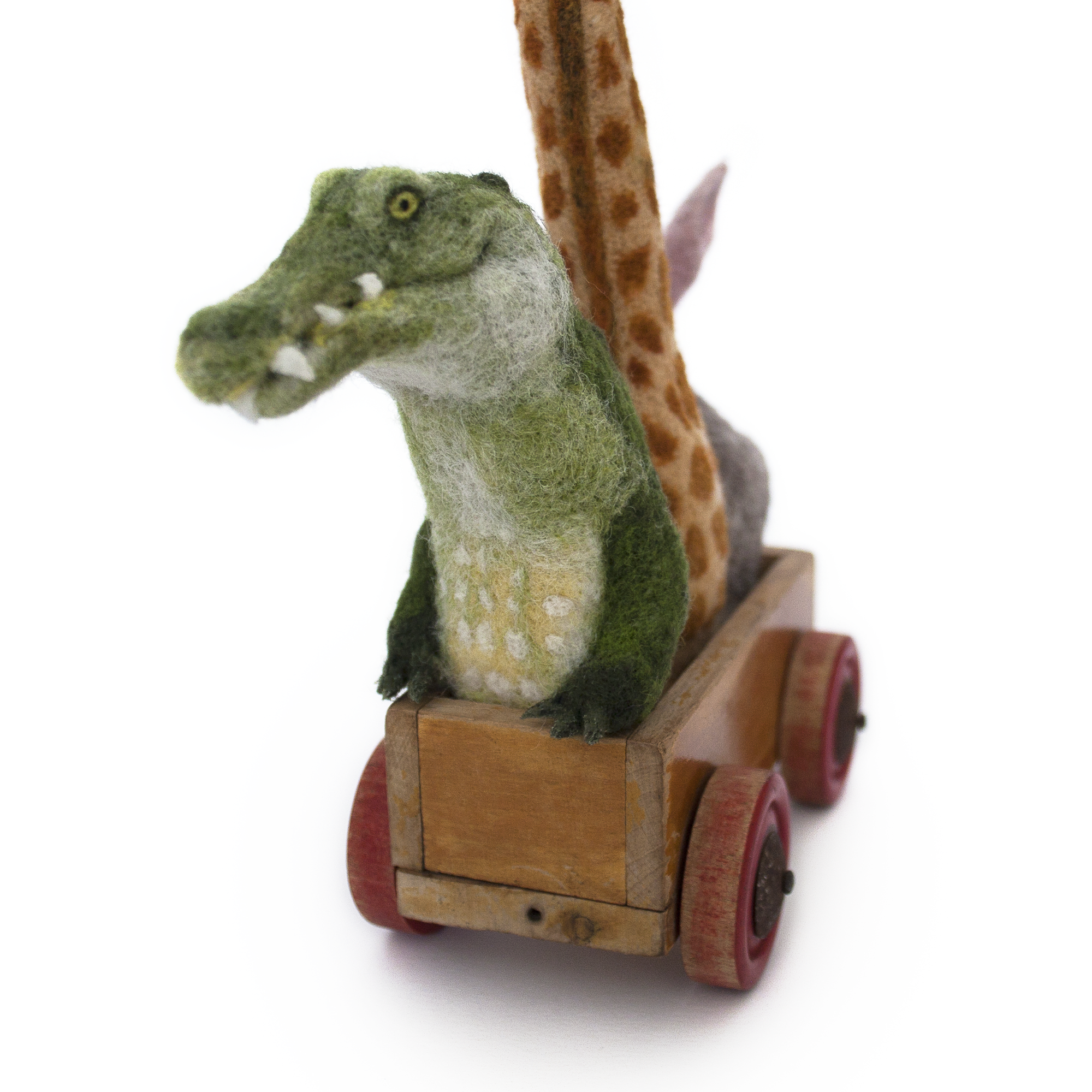 Needle Felted Crocodile