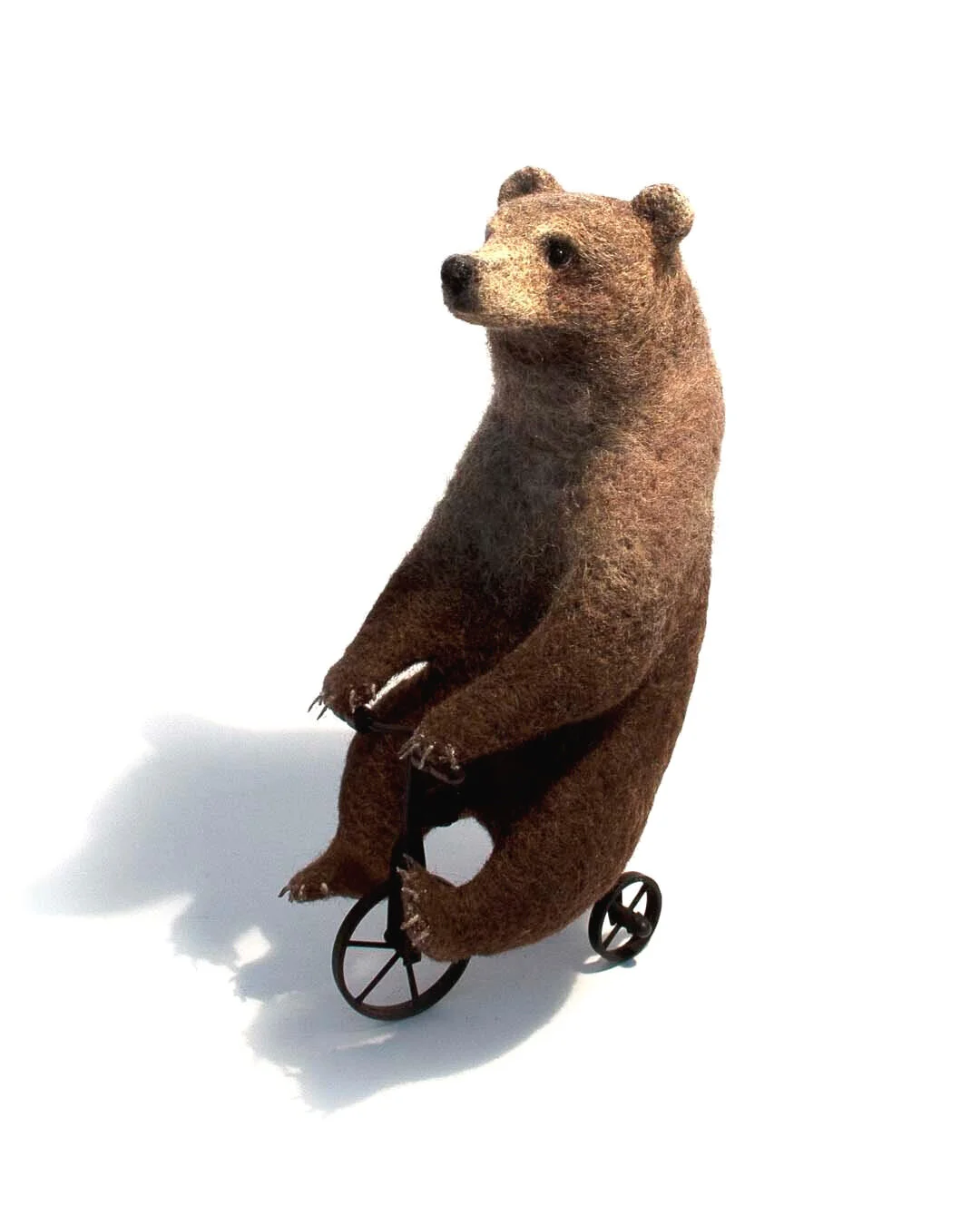 Needle Felted Grizzly Bear