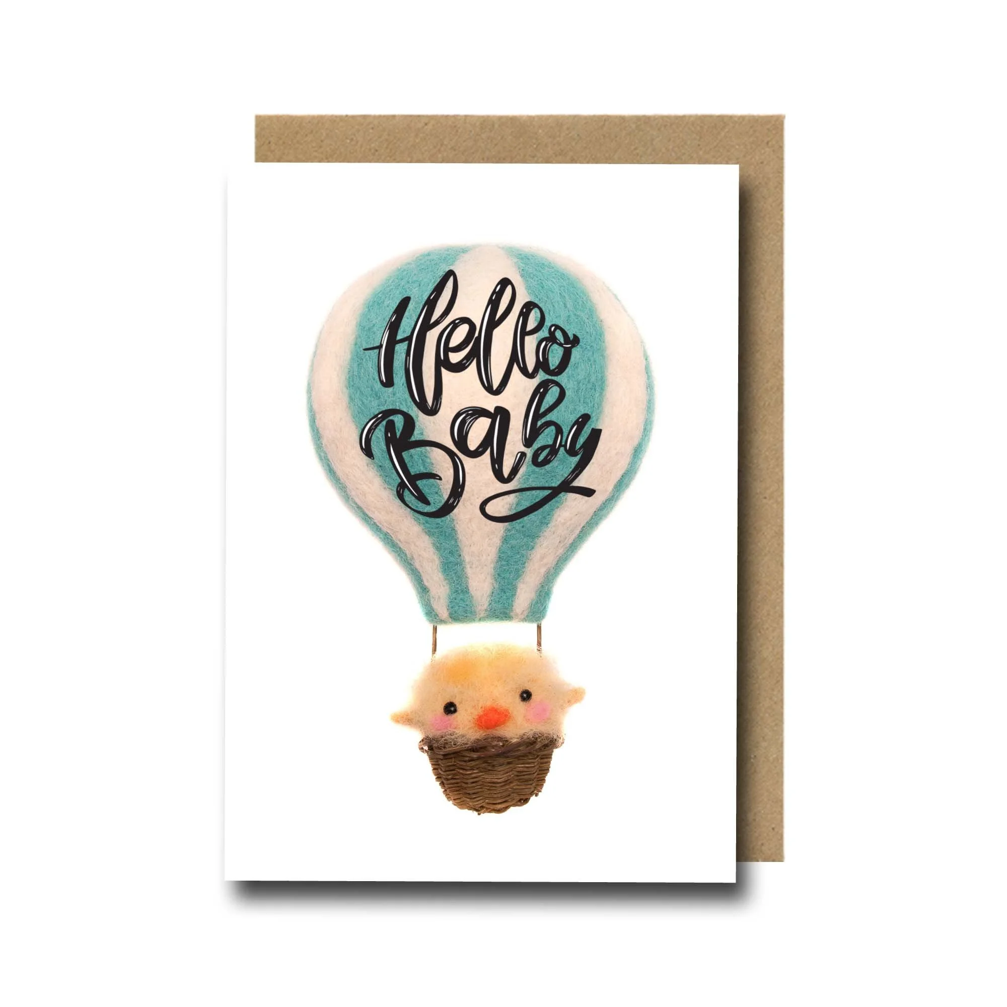 Newborn “Hello Baby” Cute Greeting Card