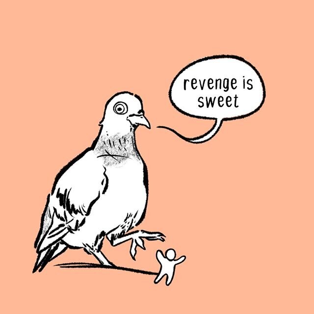 #illustration #art #artistsoninstagram #doodle #sketch #drawing #digitalart #pigeon #revenge #comic #comics #comicart #youth #youthwork #comicsyouth