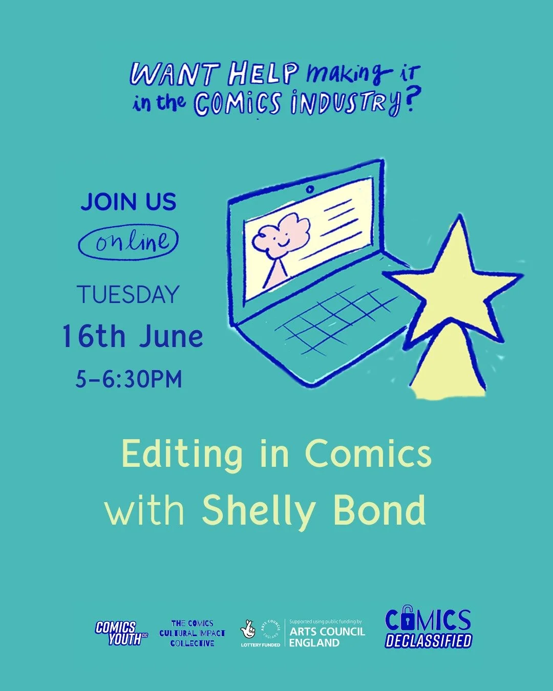 Are you excited for our next masterclass? We are! Editing work, especially your own, can feel like a riddle sometimes, well Shelly Bond is about to decode it!

Creator of Filth and Grammar: The Comic Book Editors (Secret) Handbook and editor of well 