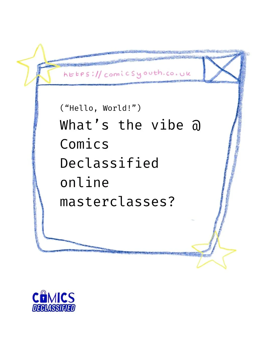🖋What's the vibe @ Comics Declassified? 

🖥 Go to the third slide to see some feedback from the young people who have attended our online masterclasses with industry experts. 

💫Go to the link in our bio or visit our website and go to Comics Decla
