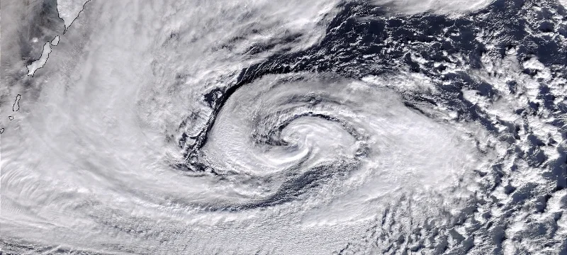 Polar low. Photo: NASA