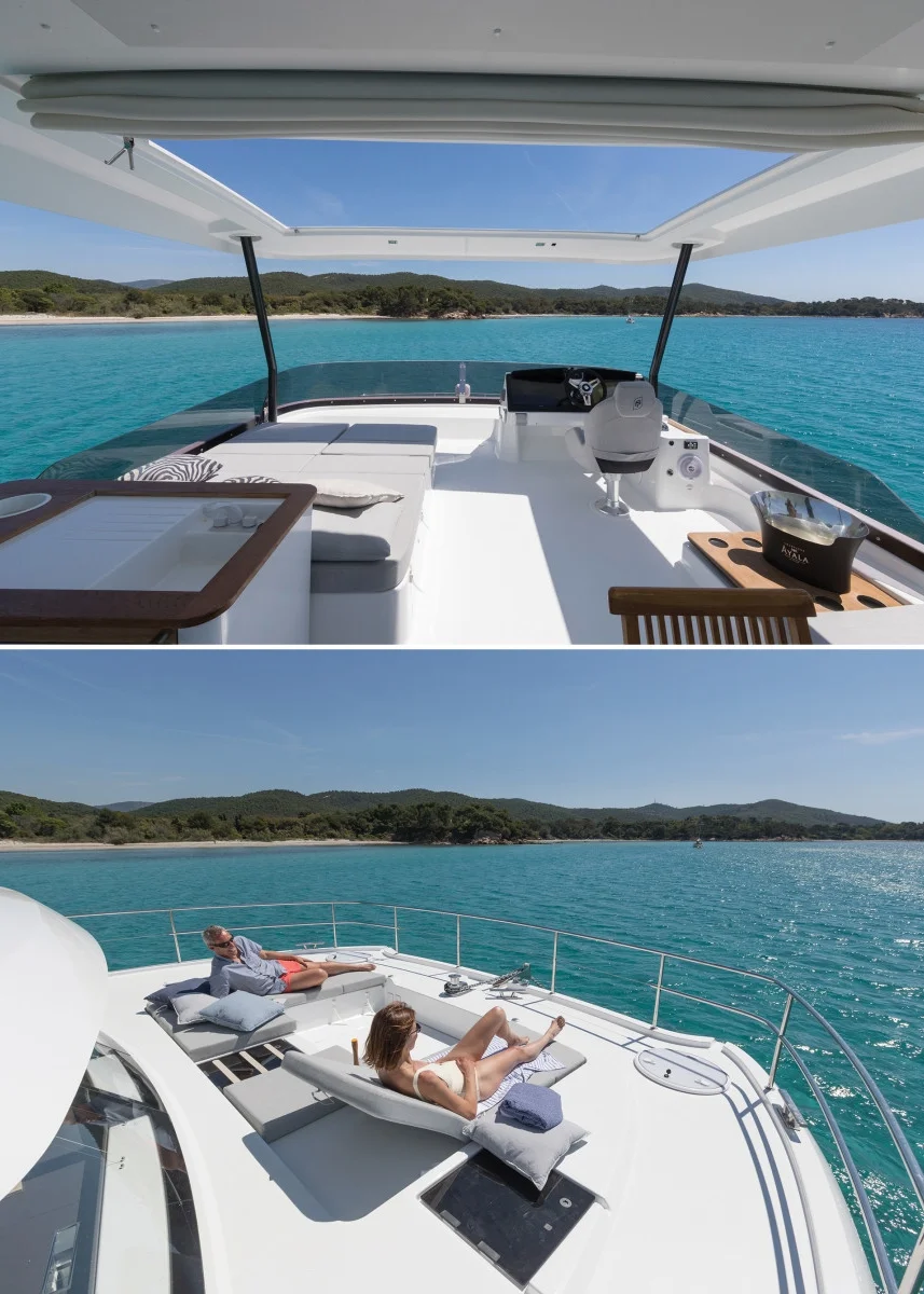 flybridge entertaining space
