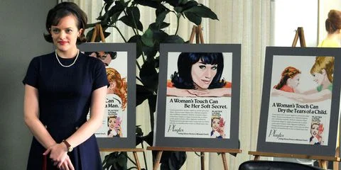 “What do women want?” Er et spørsmål som blir stilt av kunden som resulterer i et av serie-historiens mest ikoniske svar. Foto: AMC.