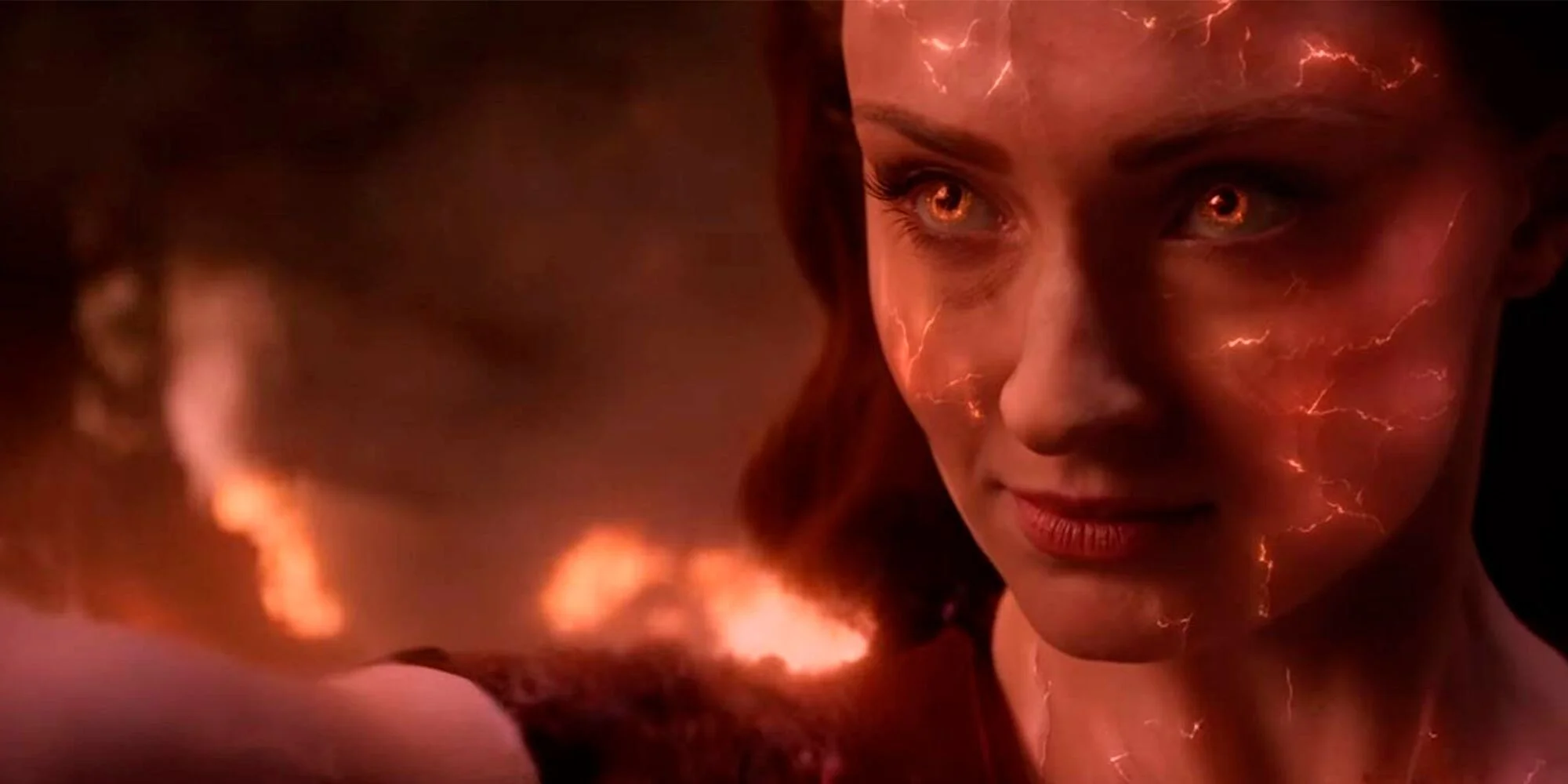 Sophie Turner i rollen som mutanten Jean Grey. Foto: Oslo Pix.