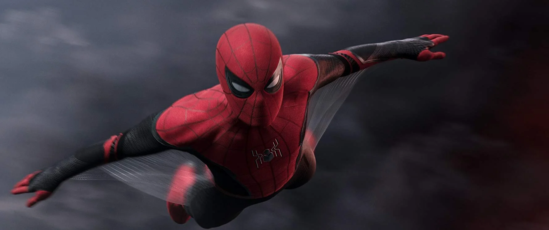Tom Holland som Spider-Man i Spider-Man: Far From Home. Opphavsrett: Sony Pictures Entertainment / Foto: IMDb