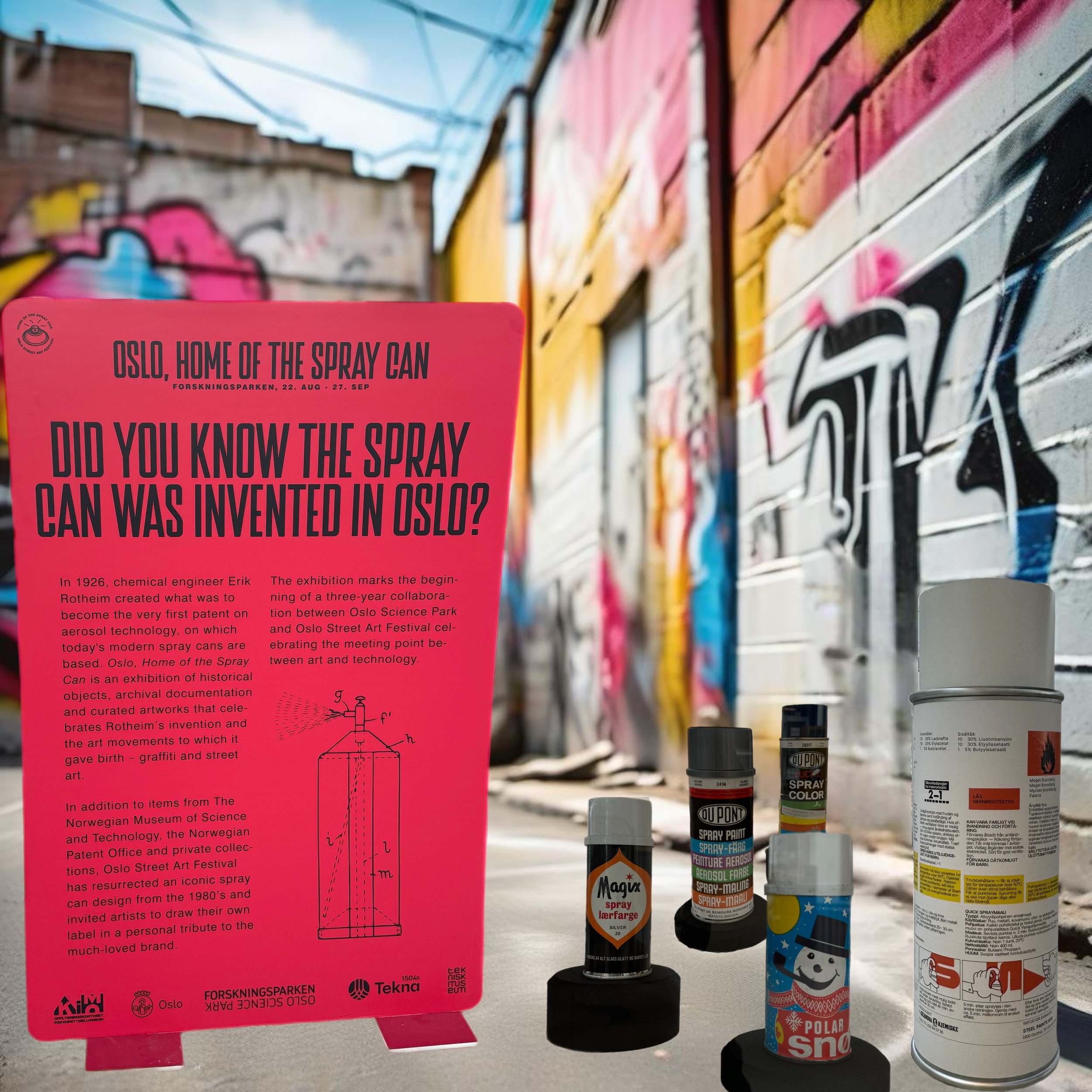 Where Art and Technology Meet: "Oslo, Home of the Spray Can" Exhibition