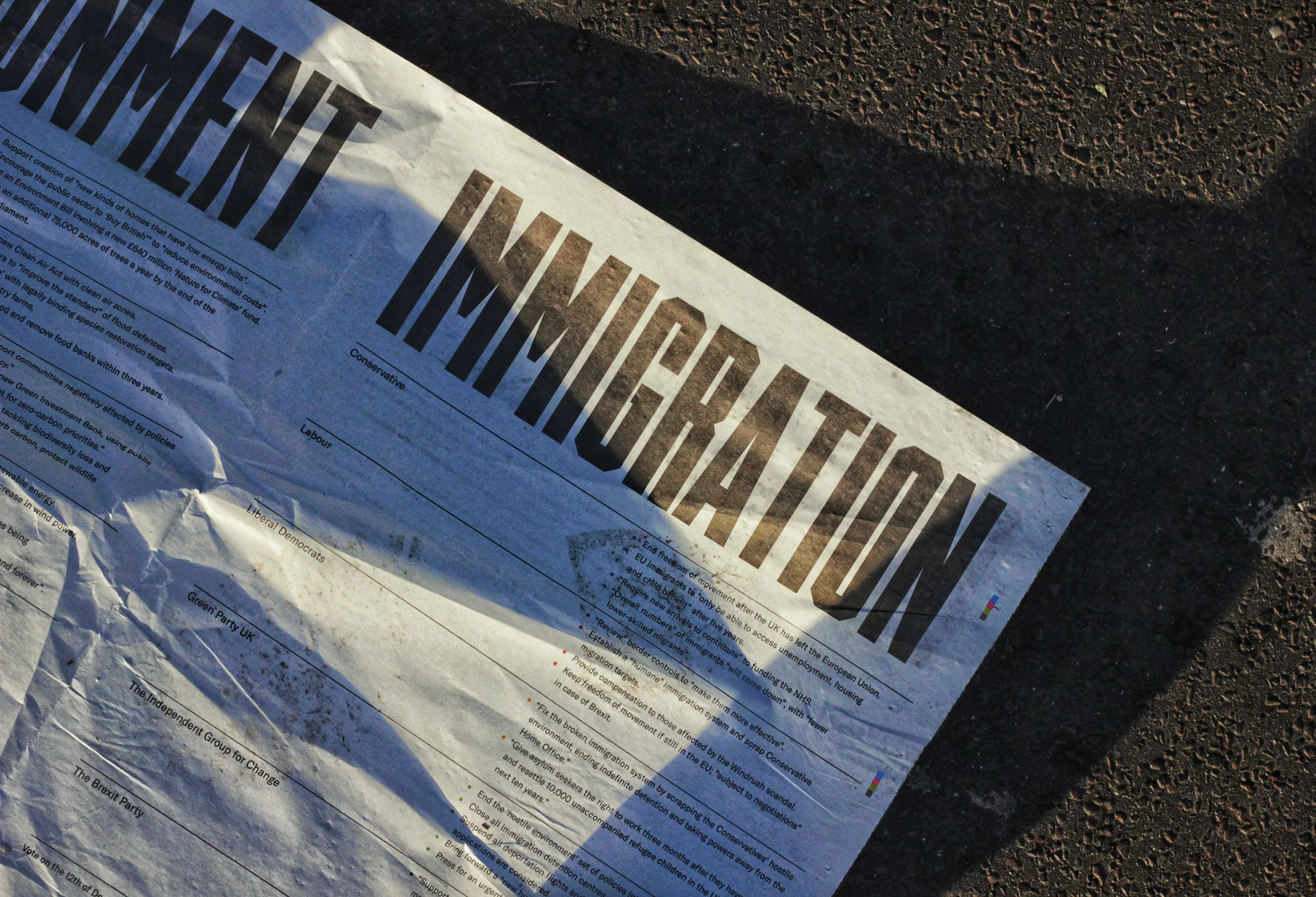 The time warped footprint of an immigrant