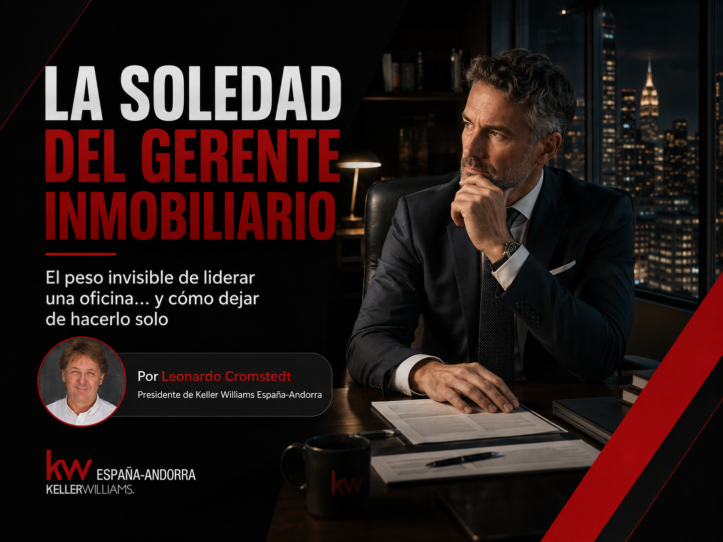 La soledad del gerente inmobiliario: el peso invisible de liderar una oficina