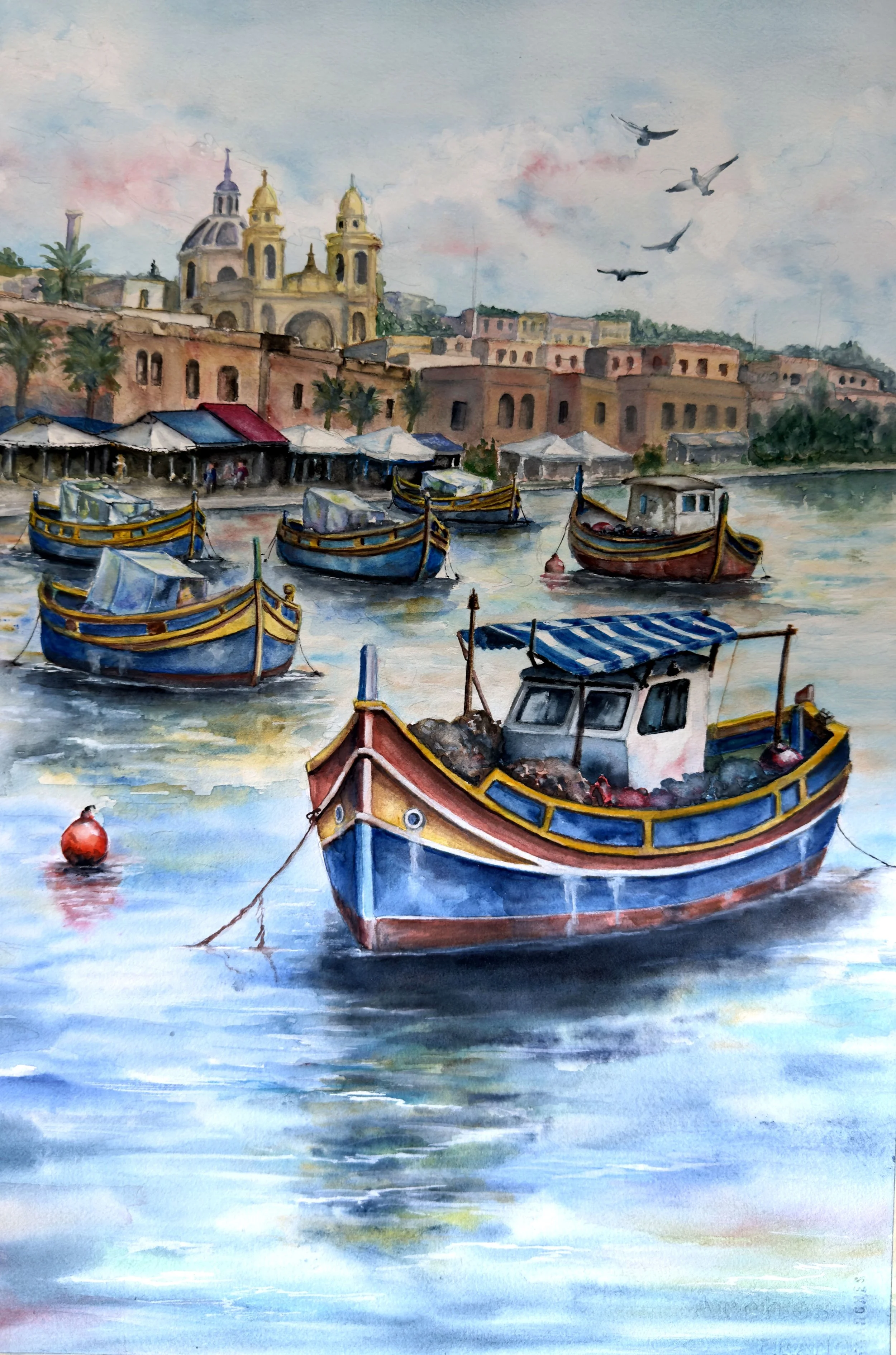 Fishing Village on Malta