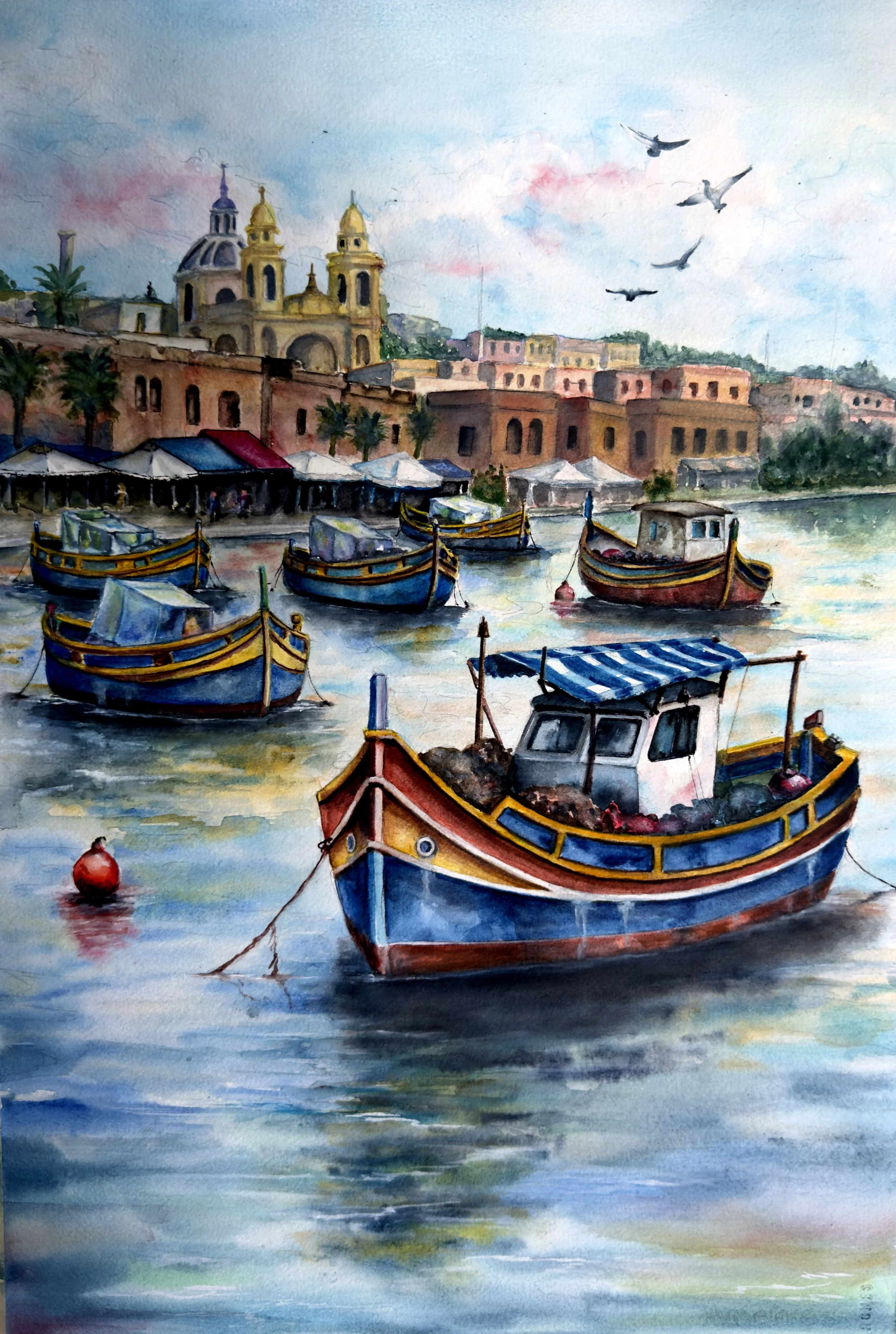 Malta fishing village