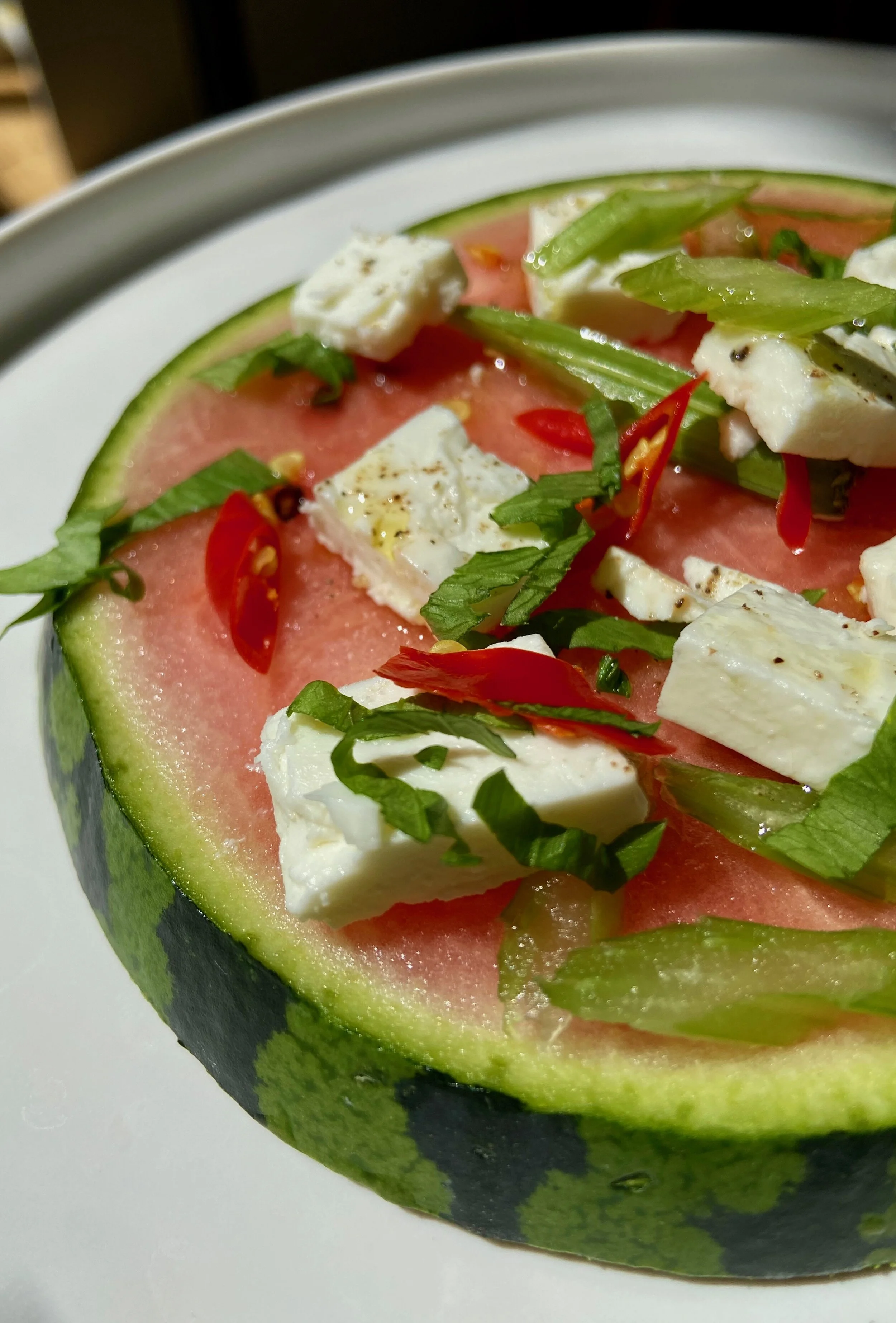 Salade de pastèque et feta