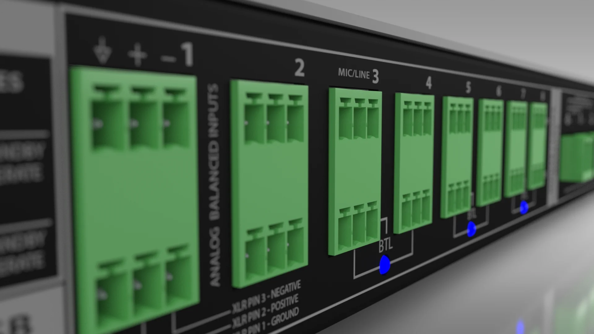 ALC-1809B 9-CHANNEL AMPLIFIED LOUDSPEAKER CONTROLLER - MIC/LINE INPUT FOR INTERCOM/PAGING