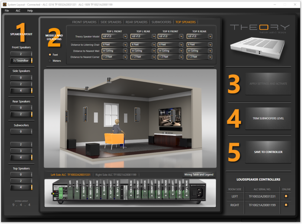 AUTOMATOR™ configures the ALC automatically and provides an easy-to-understand color-coded wiring schematic