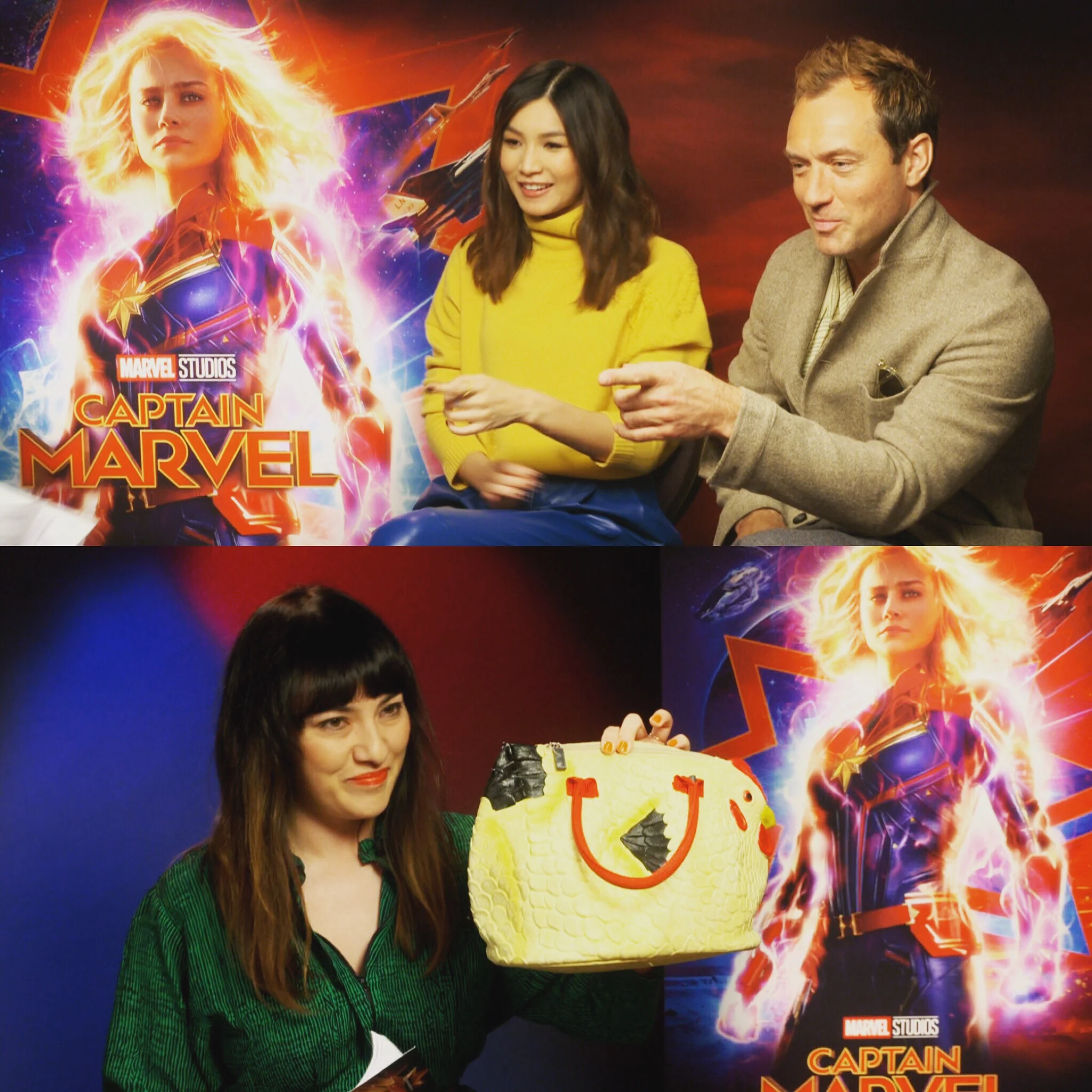 Captain Marvel Interviews!
