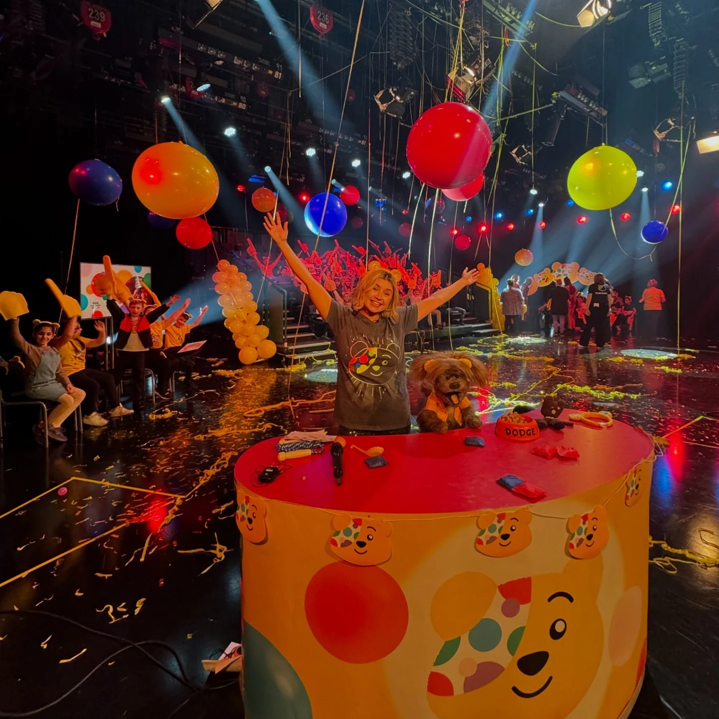 Thanks to everyone who tuned in to our LIVE show this morning! It was CHAOS!

You can watch again on the @bbccin YouTube! 💪🏻

The work of Children in Need wouldn&rsquo;t be possible without YOUR SUPPORT so please tune in tonight on @bbcone and dona