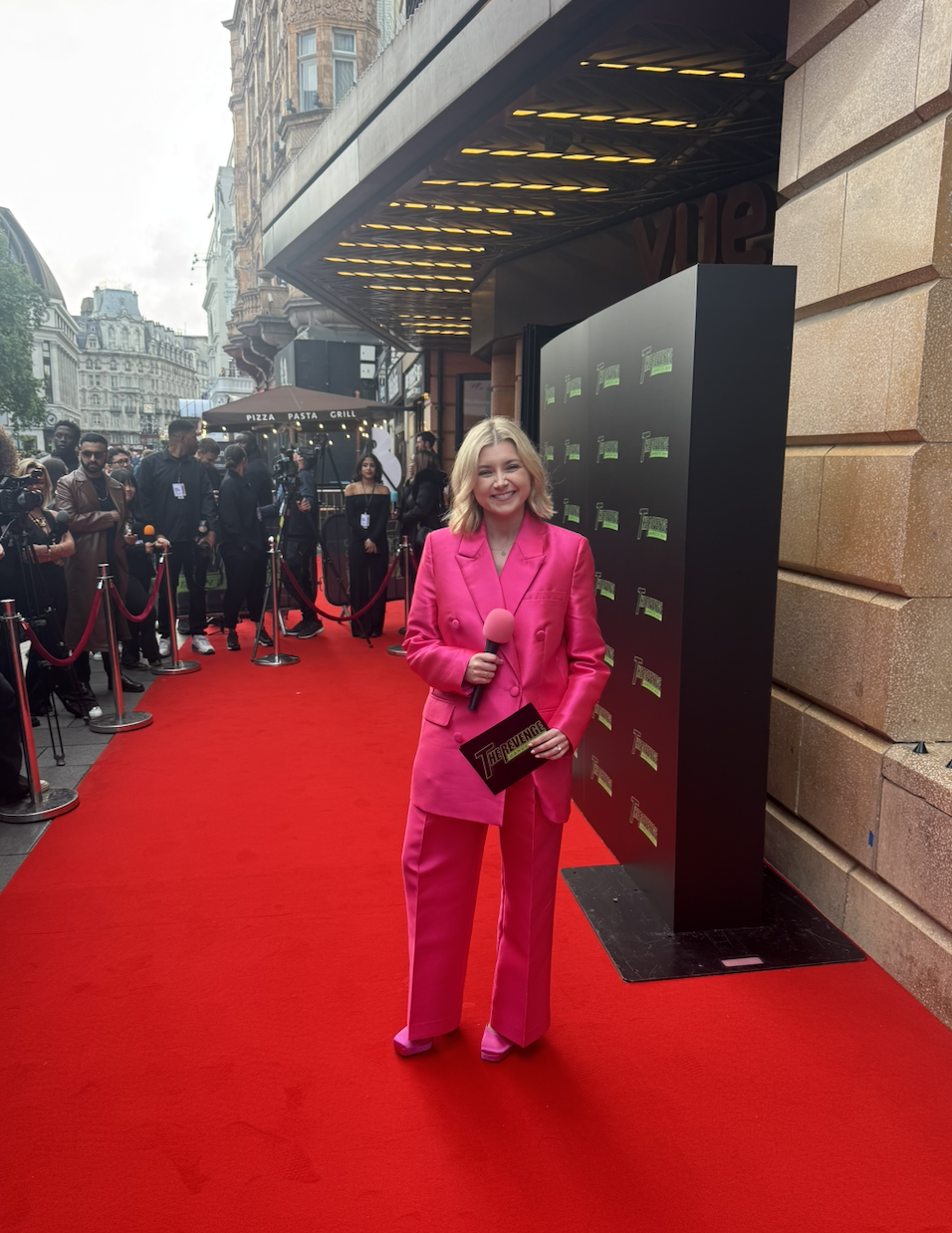 Kathryn B Wilson hosting Niko red carpet corporate event