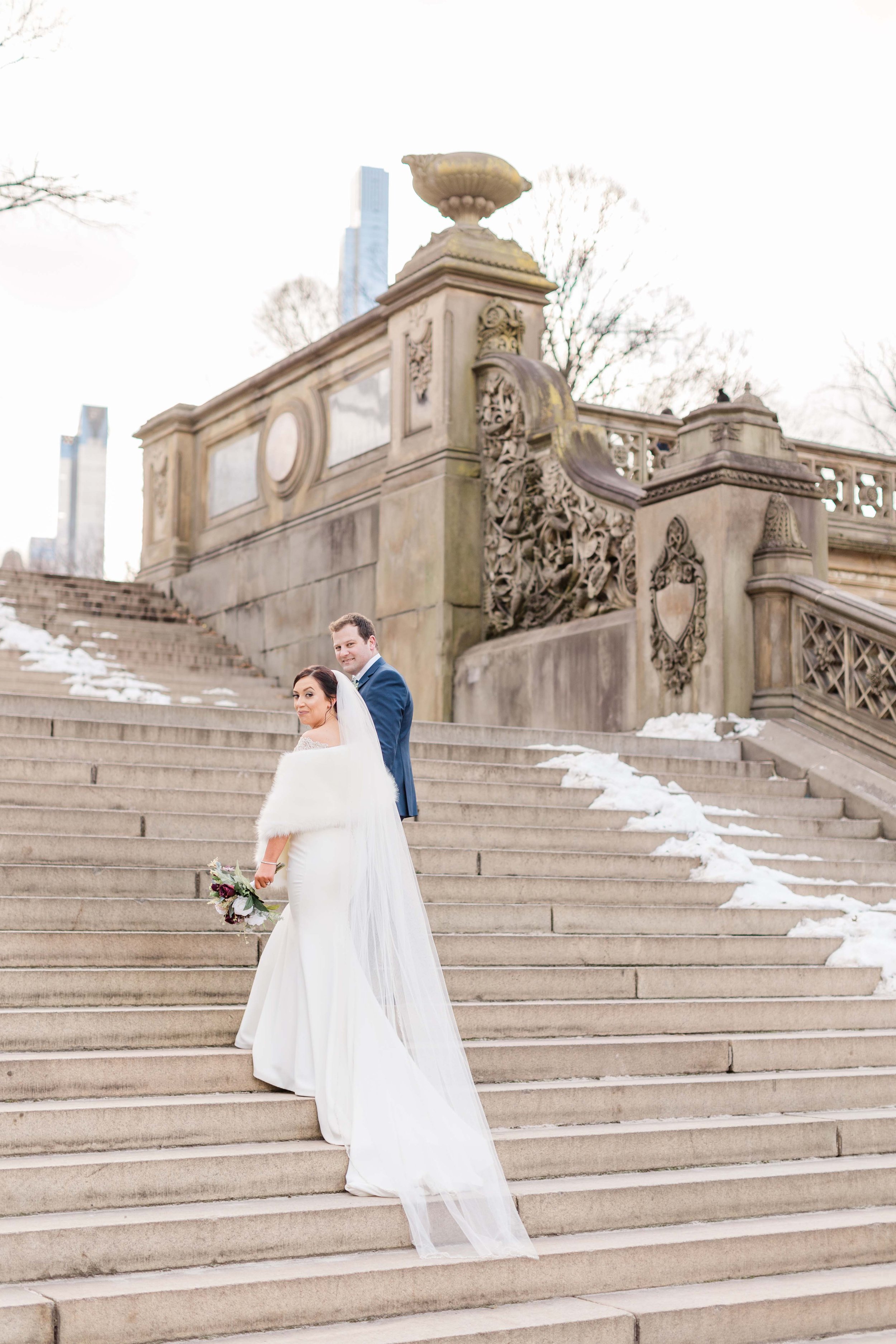 Bethesda Fountain  NY Central Park Wedding Ceremony