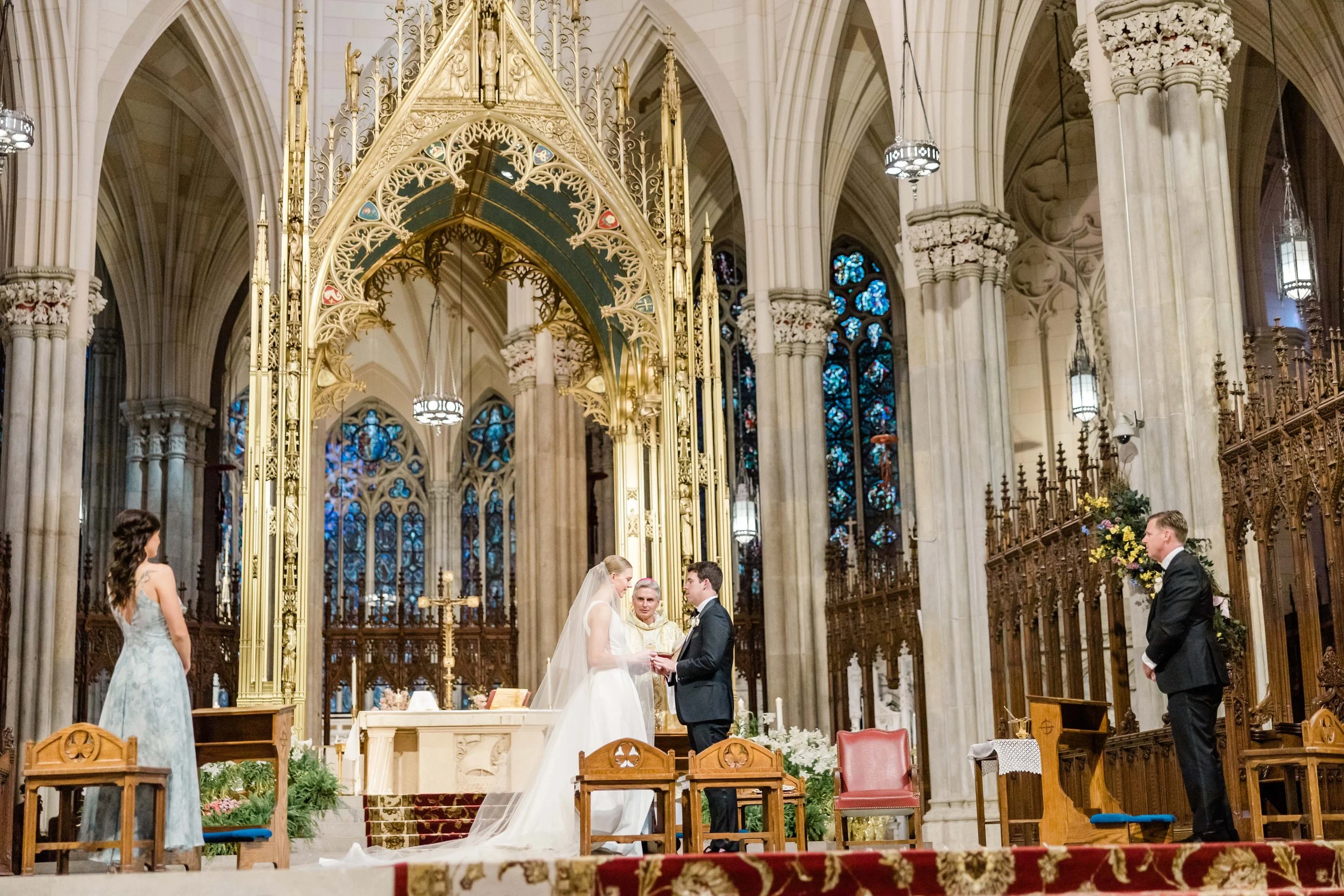 St Patrick s Cathedral NYC Wedding Lizzie Burger Photography NY