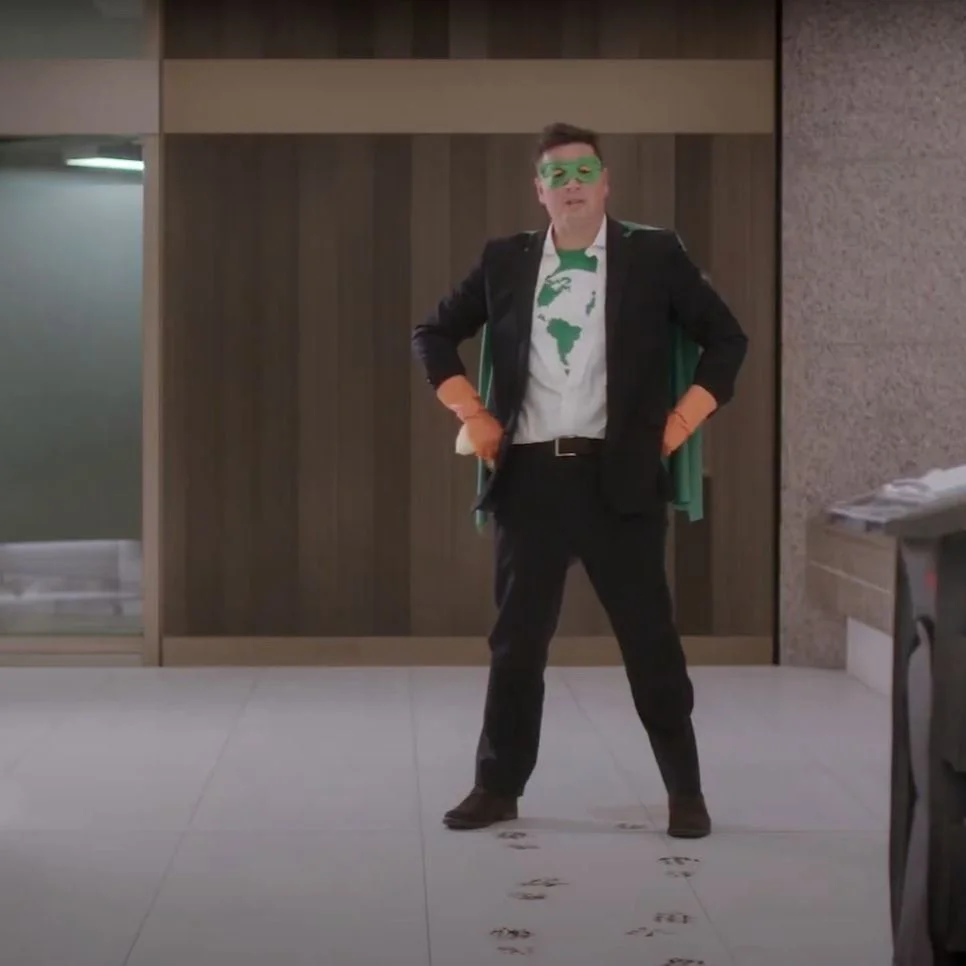 #CaptainSustainable is Busy Minimizing 483 Bay Street's Carbon Footprint