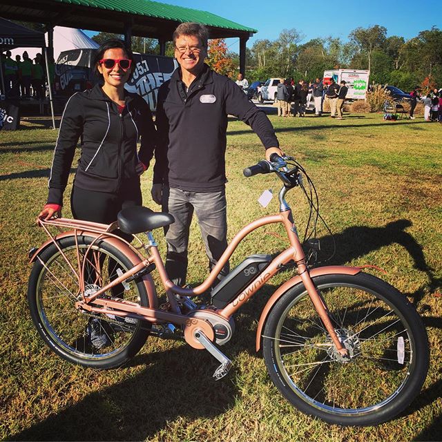 It&rsquo;s a beautiful day out here at #canalfest ! Join us out here for free e-bike, townie and mountain bike demos 🎉🎉🎉
.
@augustacanal