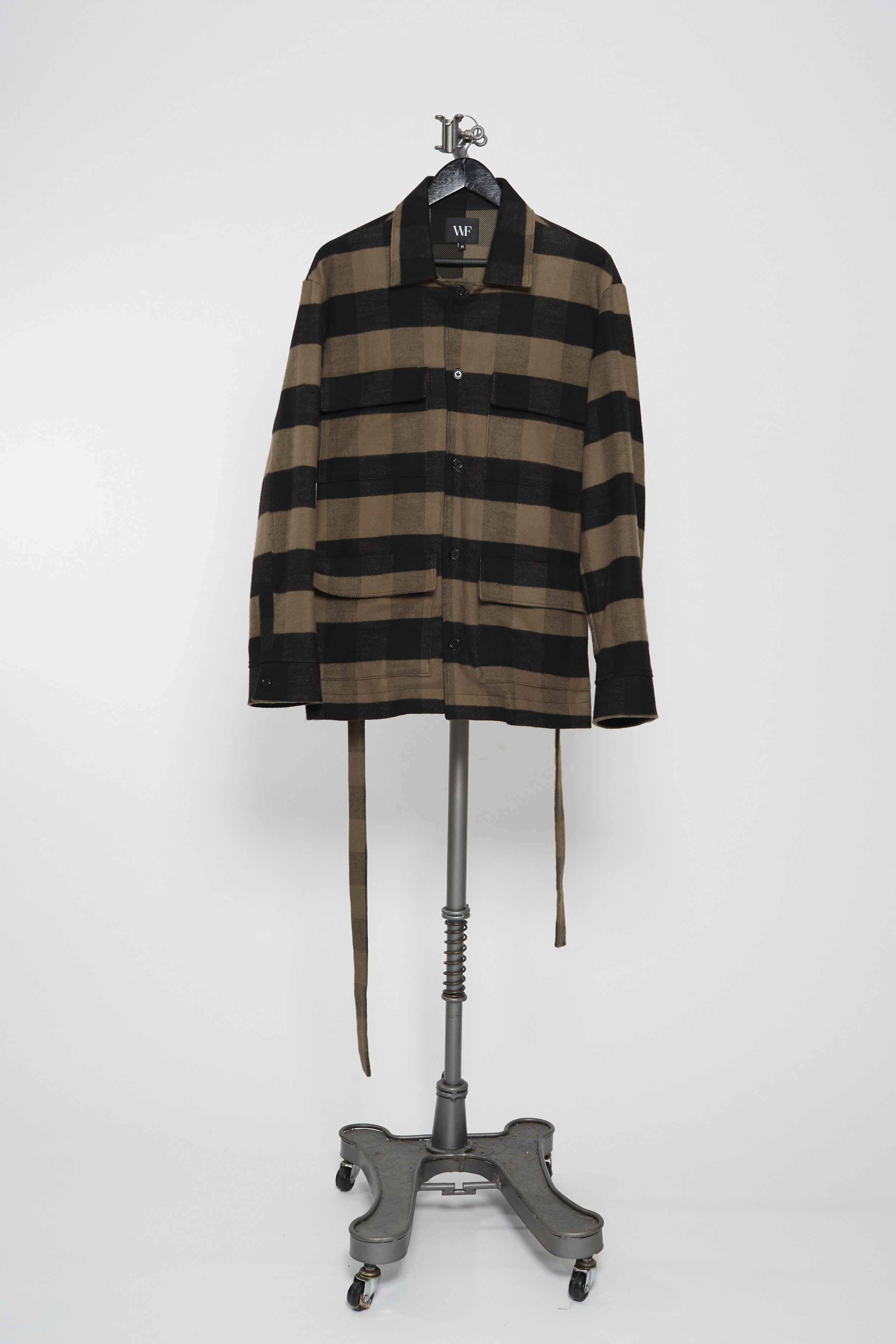 Belted! Four! Pocket Overshirt - Japanese Plaid