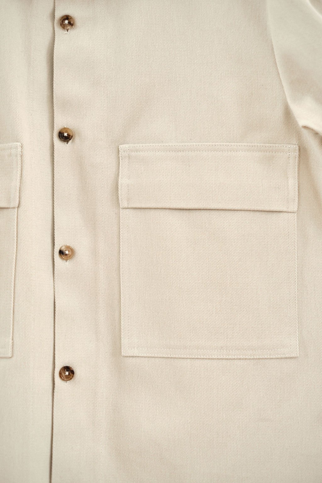 studio shirt - ivory denim — William Frederick