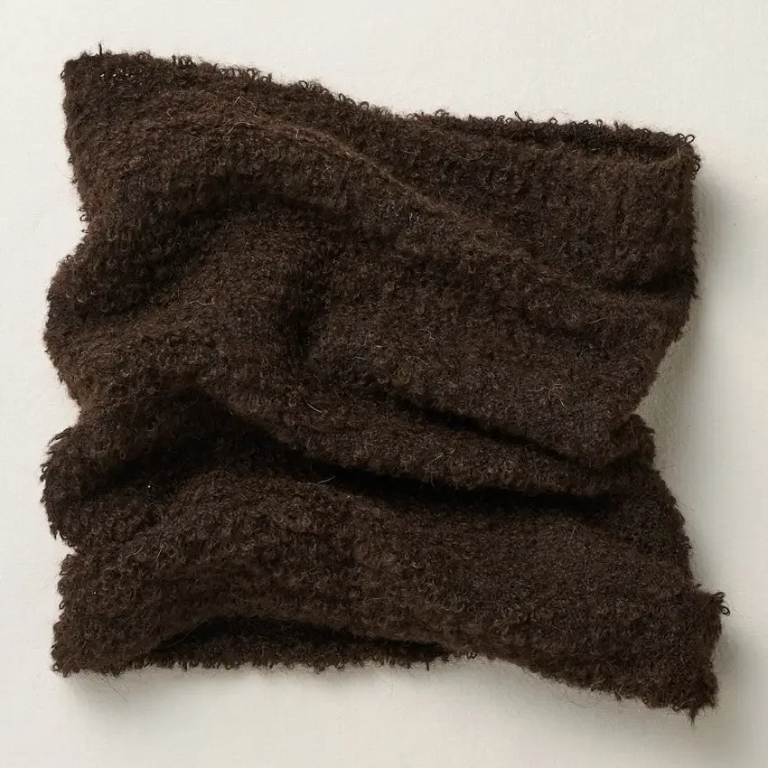 yahae - brown alpaca snood