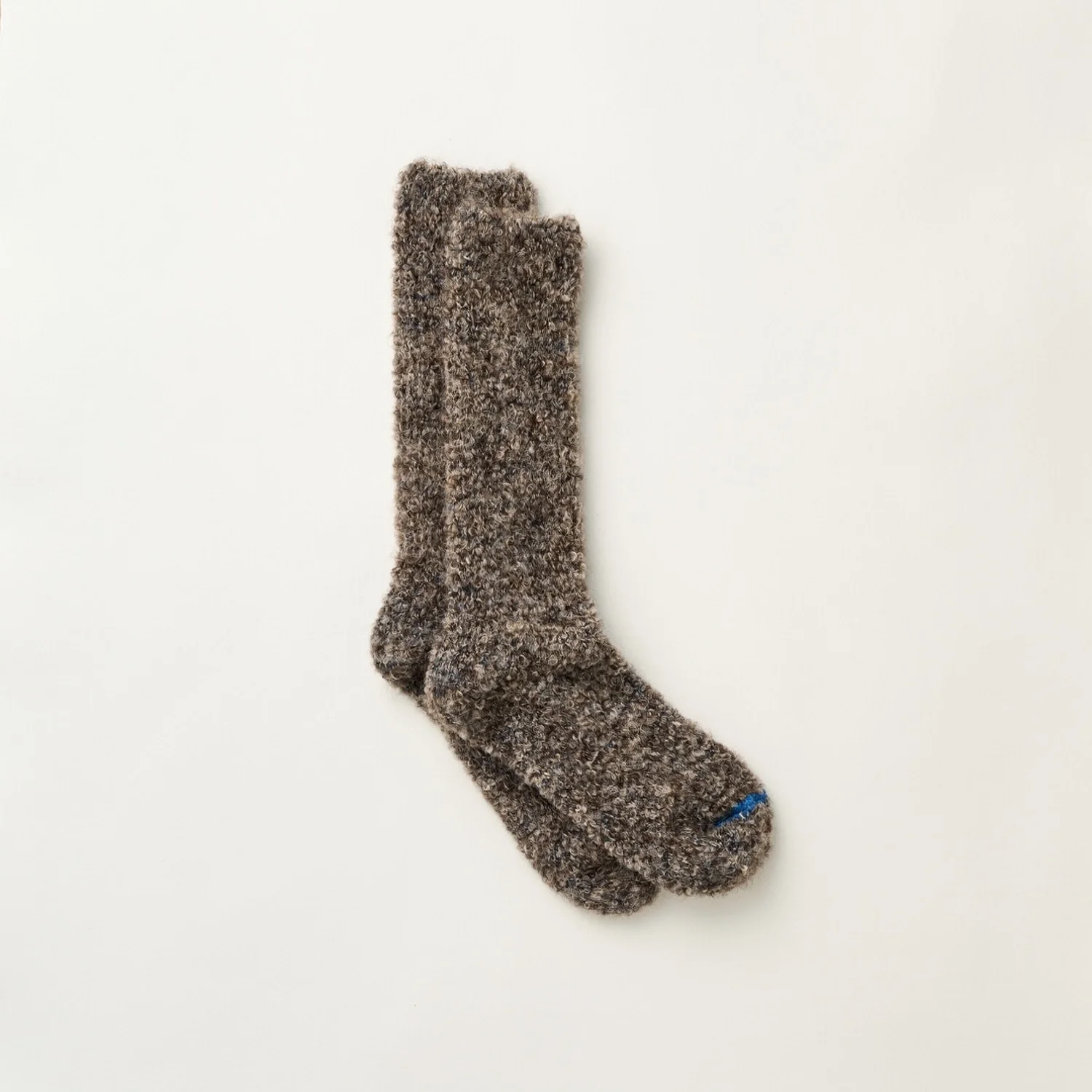 yahae - light brown alpaca loop slipper sock