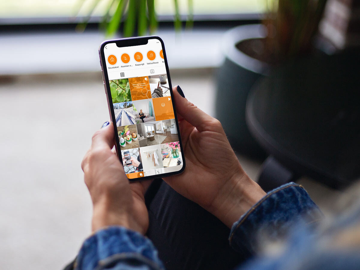 Visuaalisesti vaikuttava Instagram