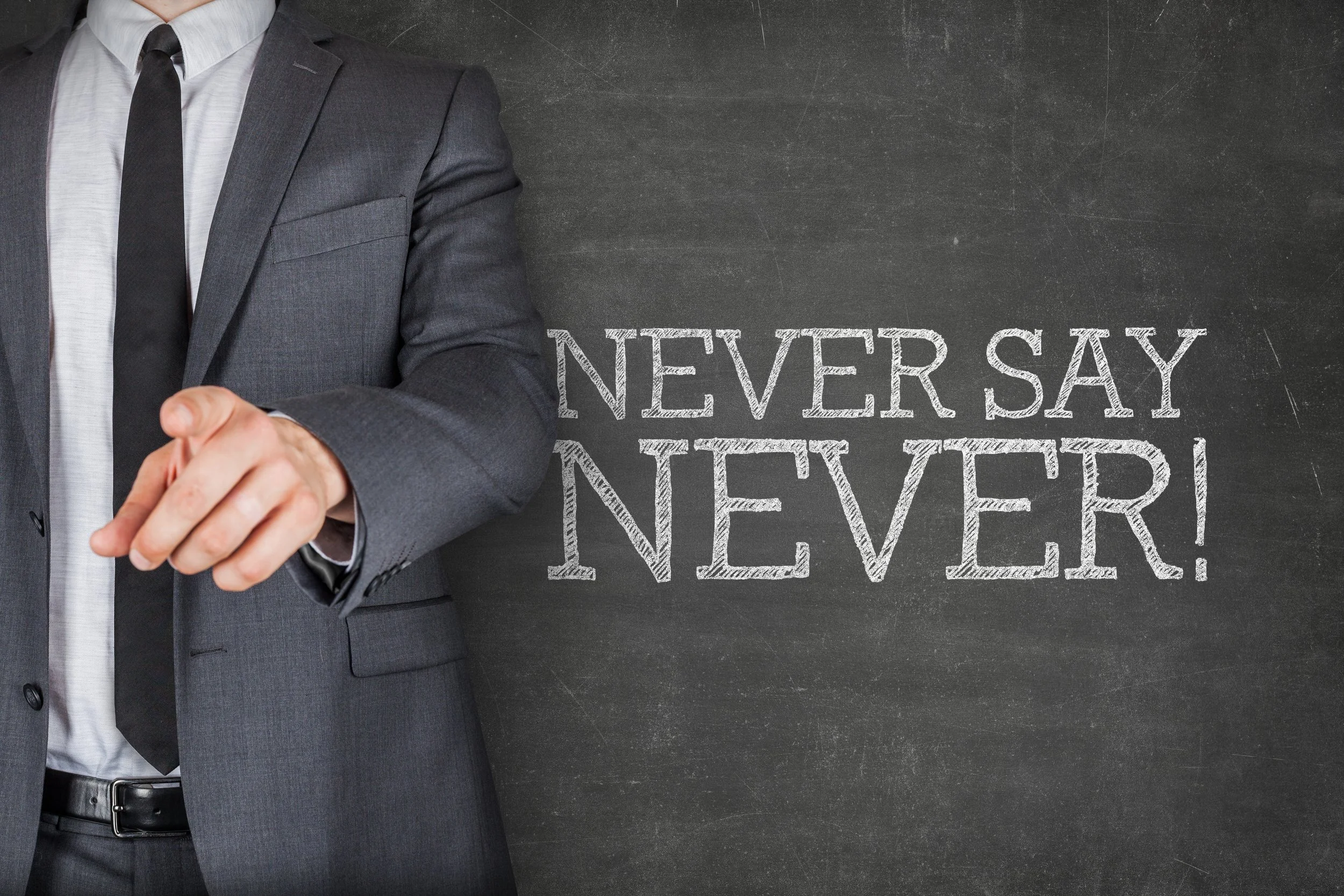 Älä koskaan sano ei koskaan