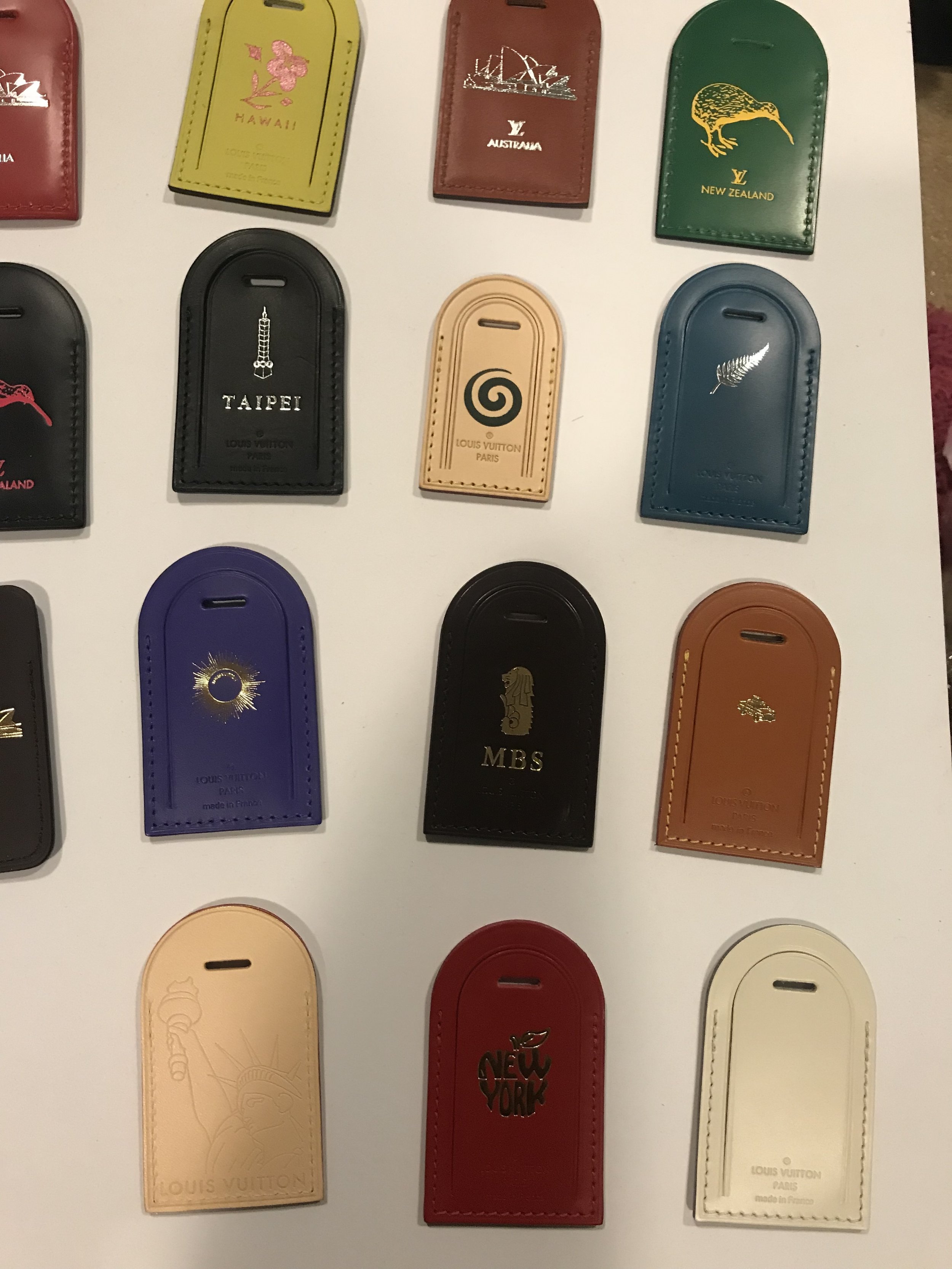 Luxe Souvenirs: Louis Vuitton Luggage Tags