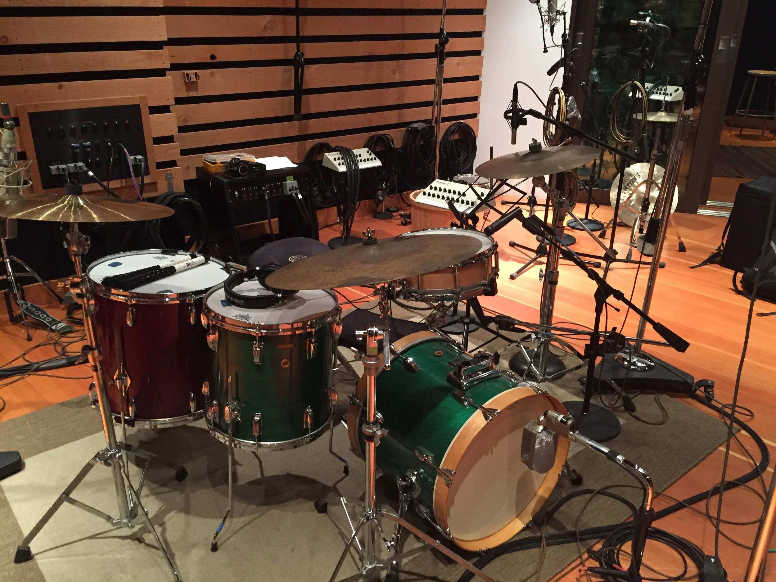 "Betrayed" recording session at 25th Street Recording, Oakland