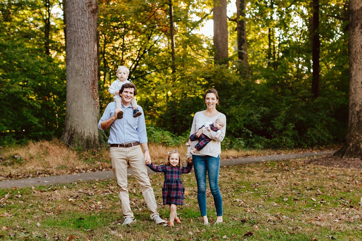 Princeton, New Jersey Family Photo session in the Fall