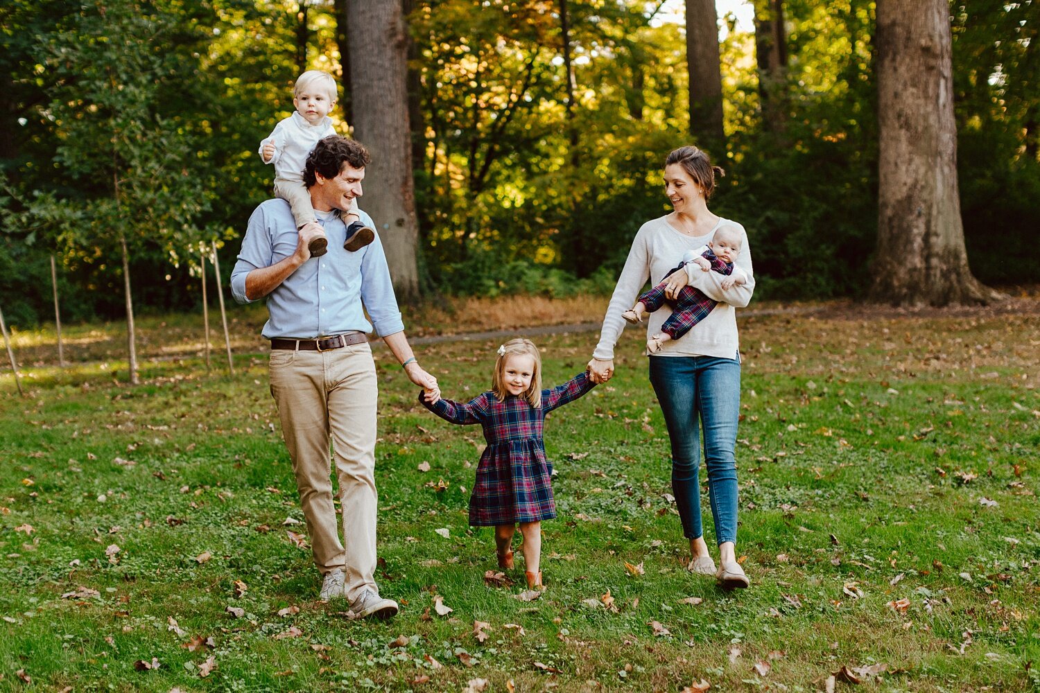 Princeton, New Jersey Family Photo session in the Fall