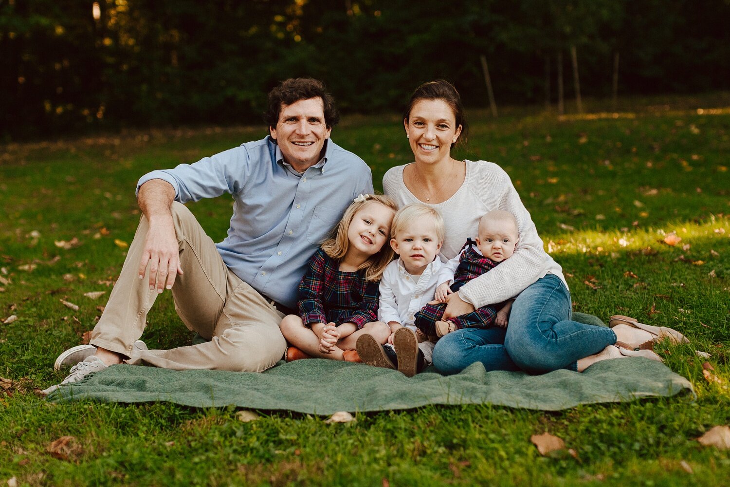 Princeton, New Jersey Family Photo session in the Fall