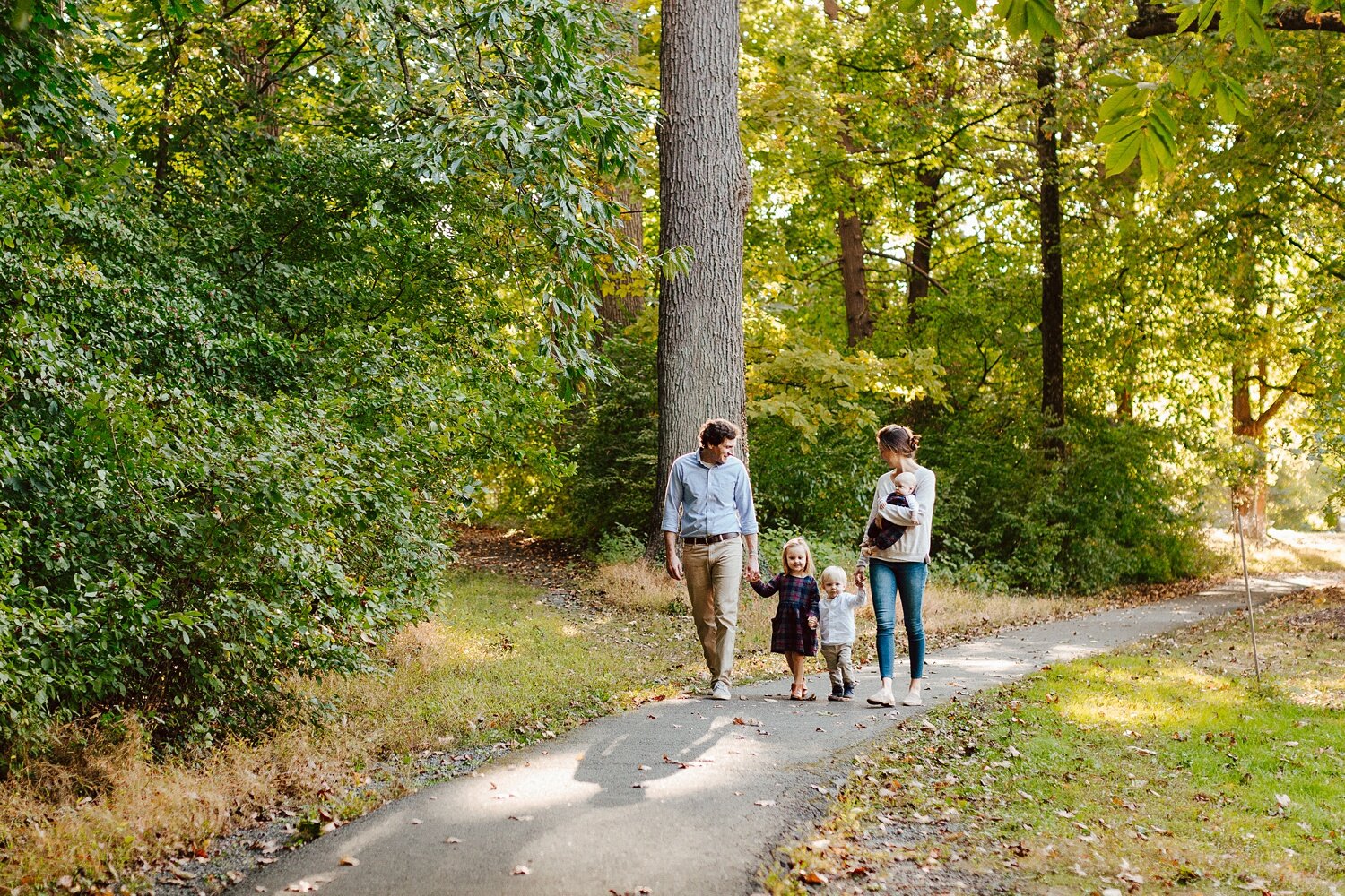 Princeton, New Jersey Family Photo session in the Fall