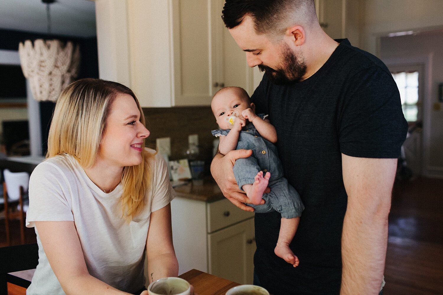 newborn, home, family, photography