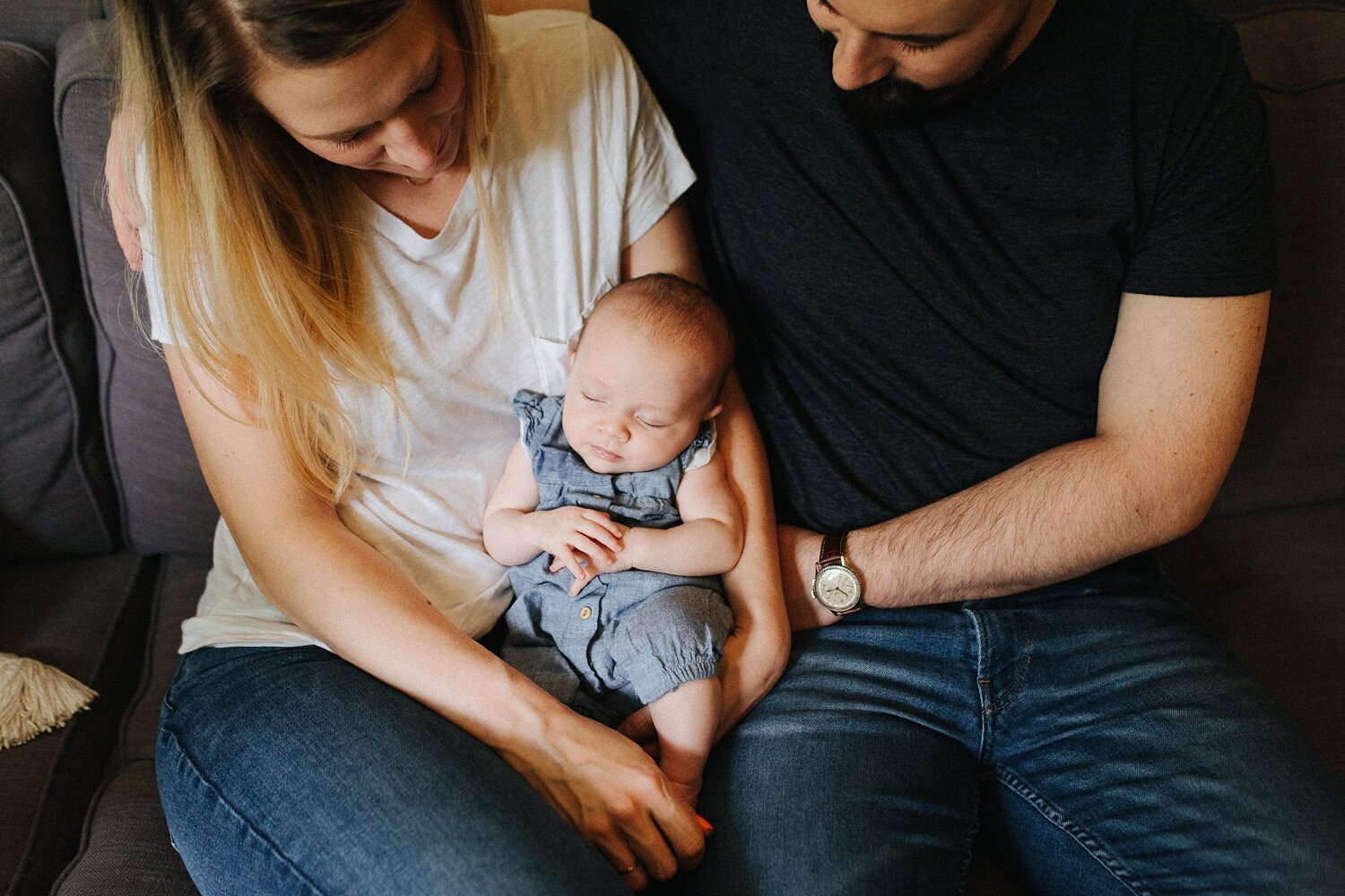 newborn, home, family, photography