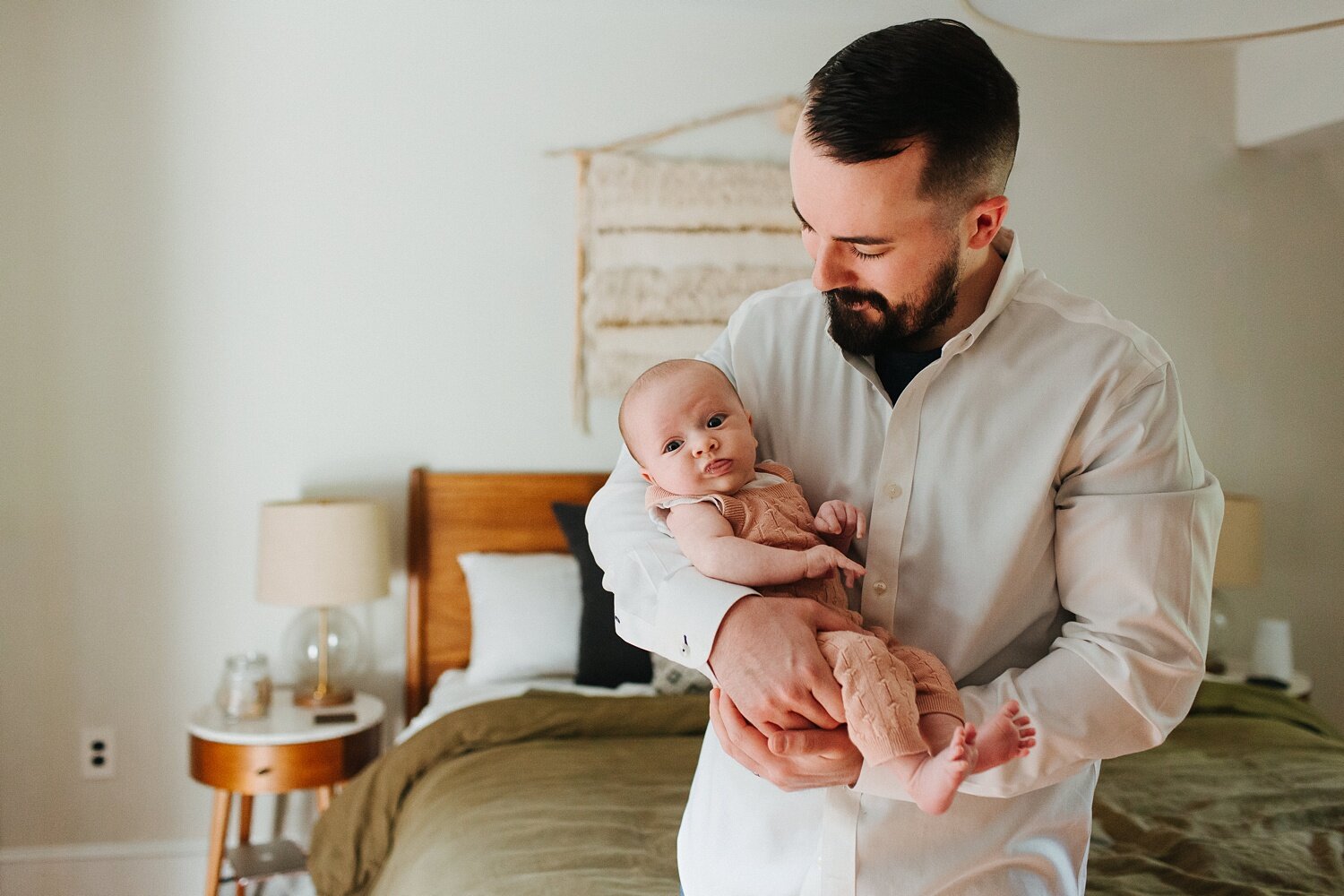 newborn, home, family, photography