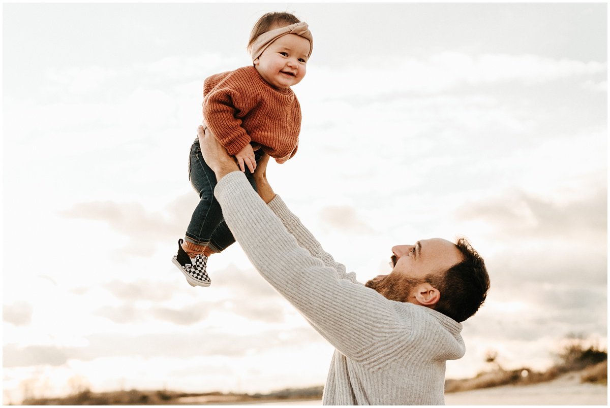 fall new jersey beach family photo session