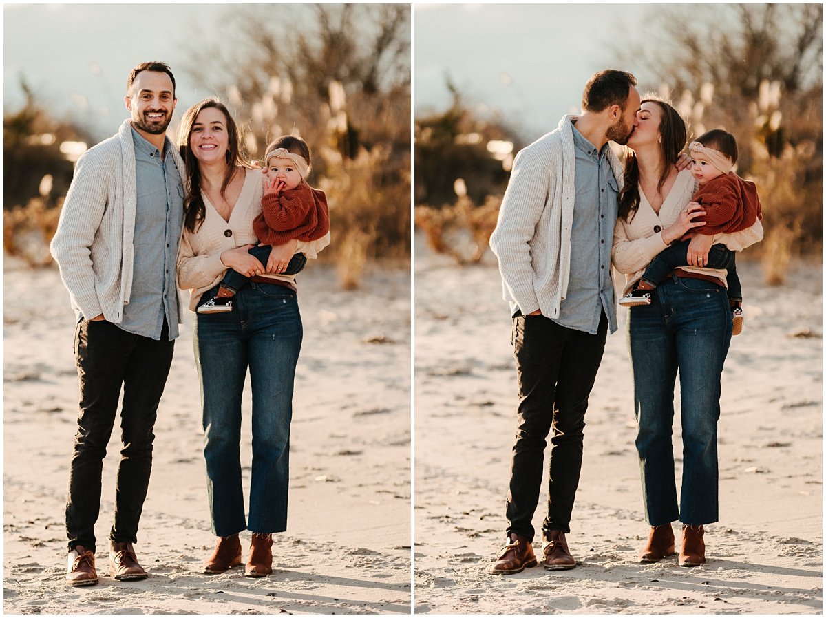 fall new jersey beach family photo session