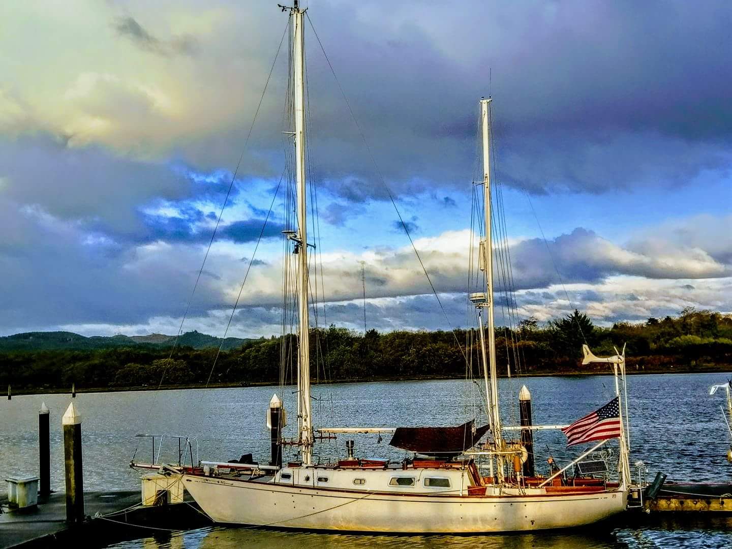 A fishing boat in Coos Bay , not far from where the Jordan Cove Energy Project is being proposed.
