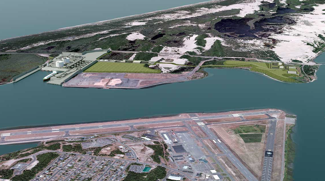 Rendering courtesy of Jordan Cove Energy Project.