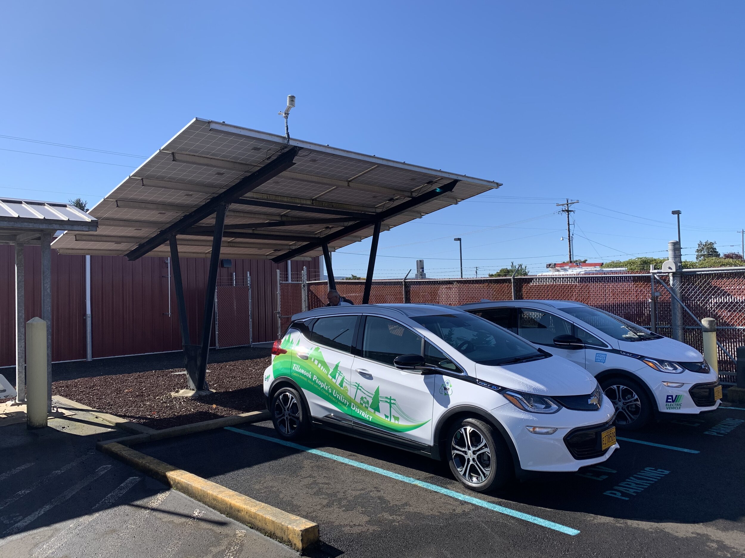 Tillamook PUD incorporates solar and electric vehicles