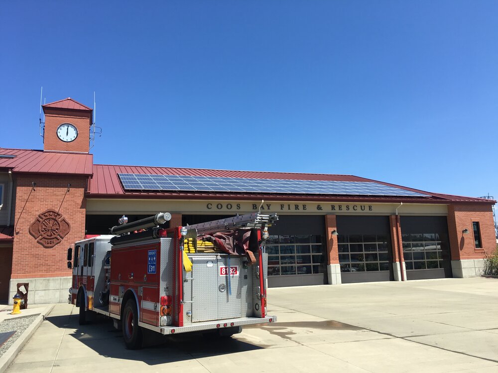 Solar on Coos Bay Fire & Rescue Department