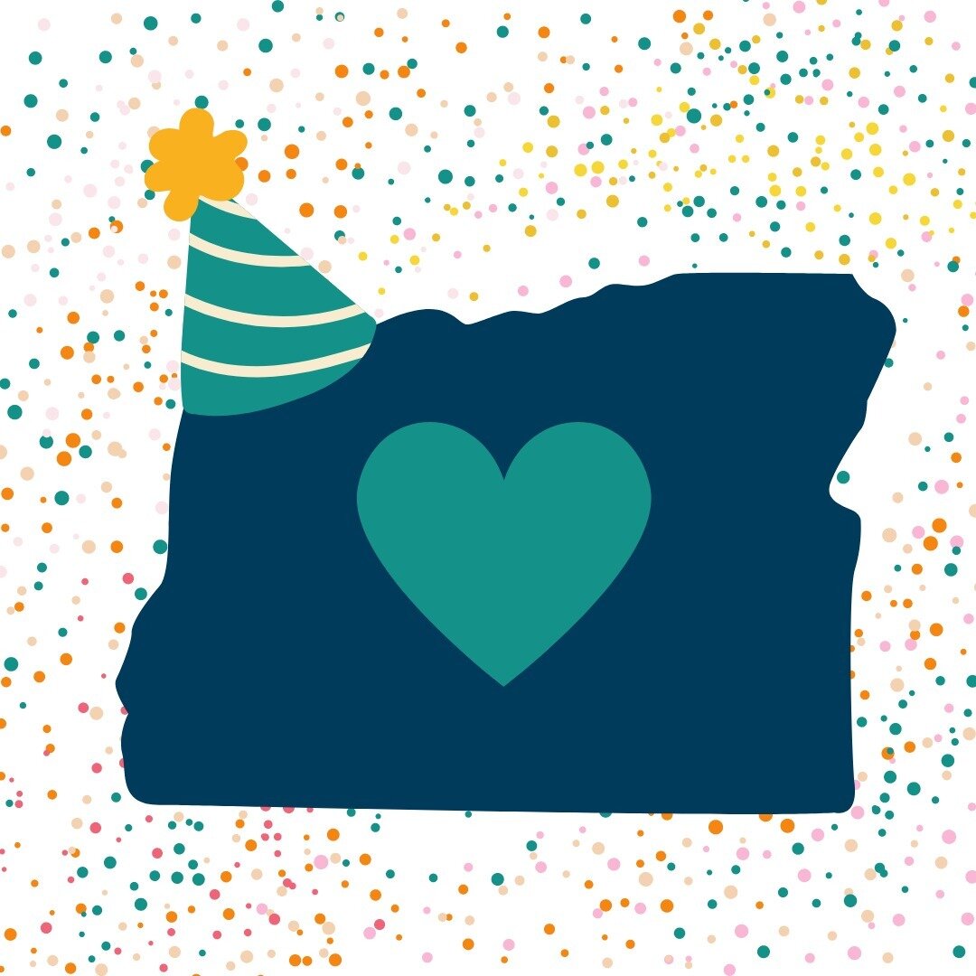 Happy 165th Statehood Birthday to the state at the heart of our work. We love your energy, Oregon 💚🥳